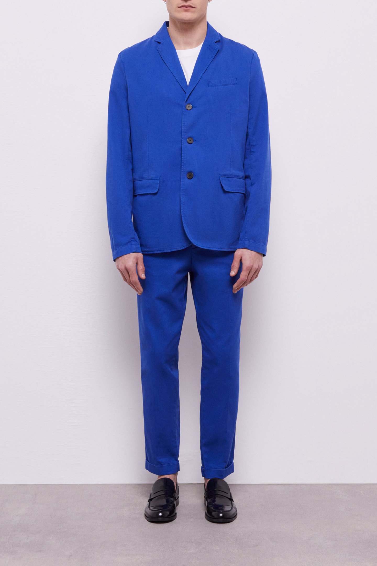 SOFT COTTON JACKET BLUE 1