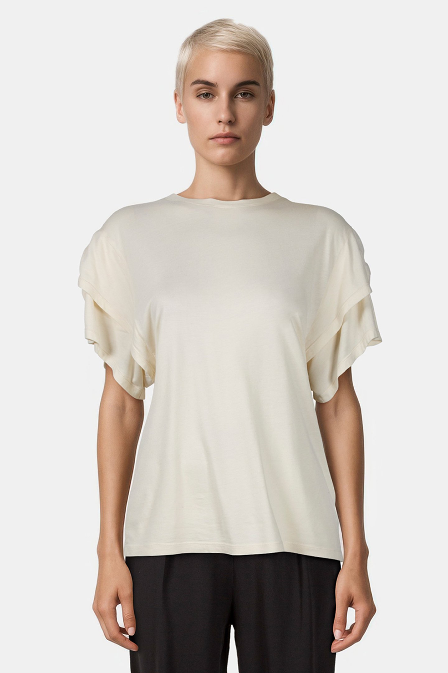 FREDINE T-SHIRT PEARLY WHITE 1