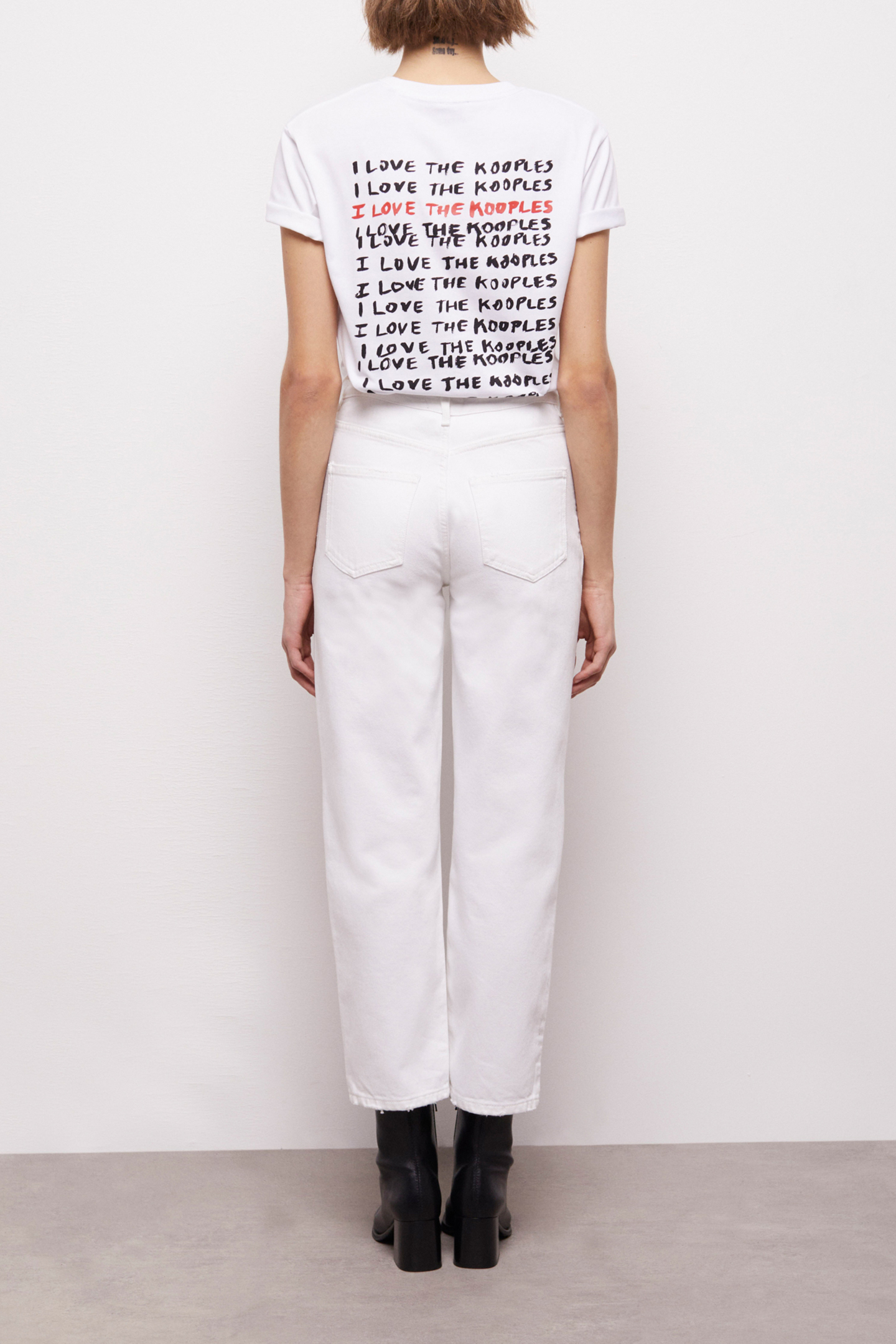 WHITE STRAIGHT JEANS WHITE 2