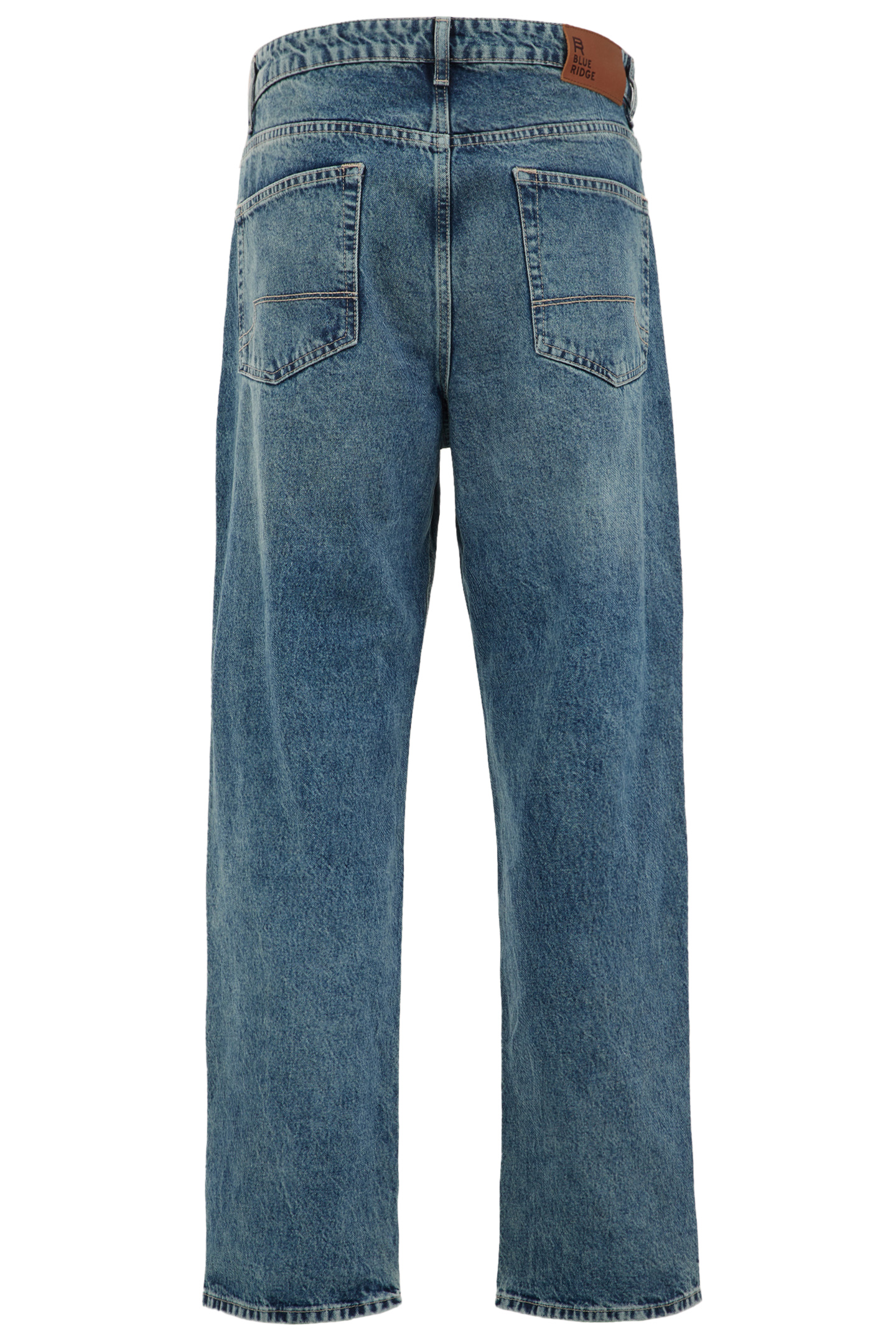 5-POCKET MID WAIST DARK BLUE 5