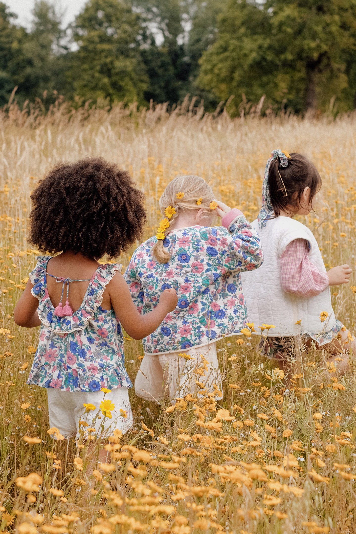 REVERSIBLE VEST ANDRES BLUE SUMMER MEADOW 9