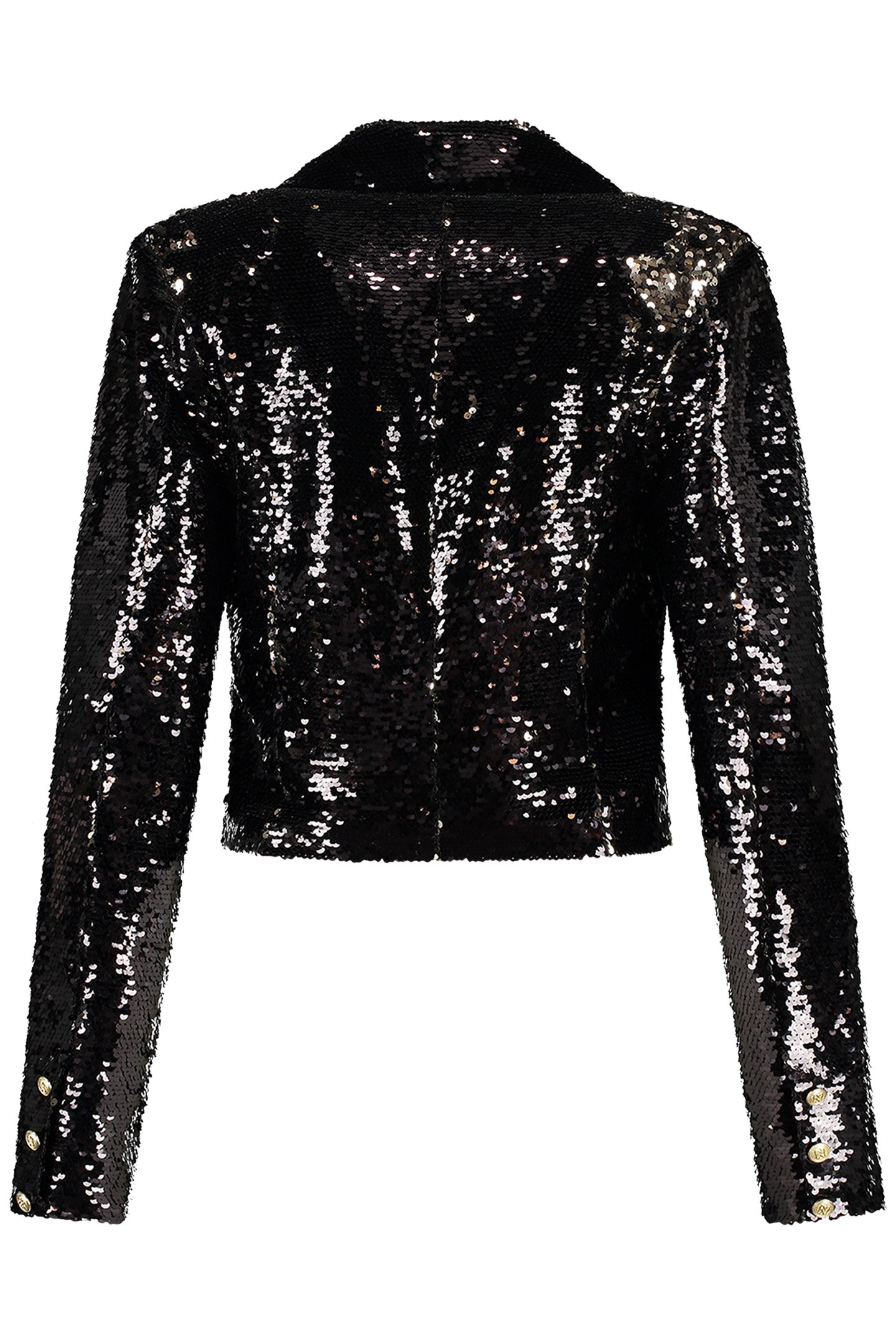 SEQUIN BLAZER BLACK GOLD 2