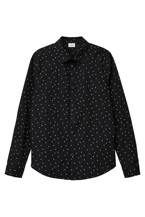 S.OLIVER JUNIOR SHIRTS GREY/BLACK 1