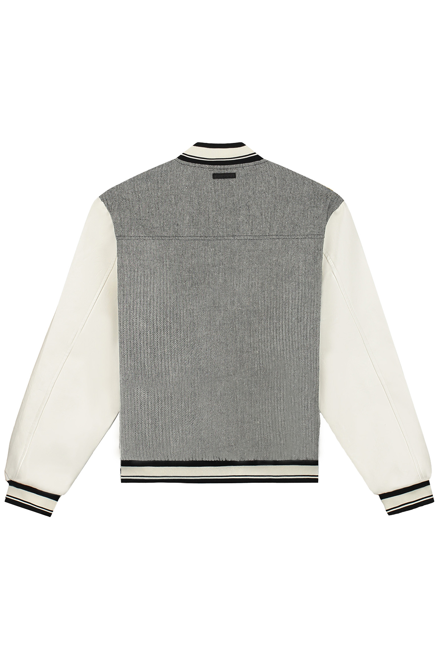KURT VARSITY JACKET GREY MELANGE 3