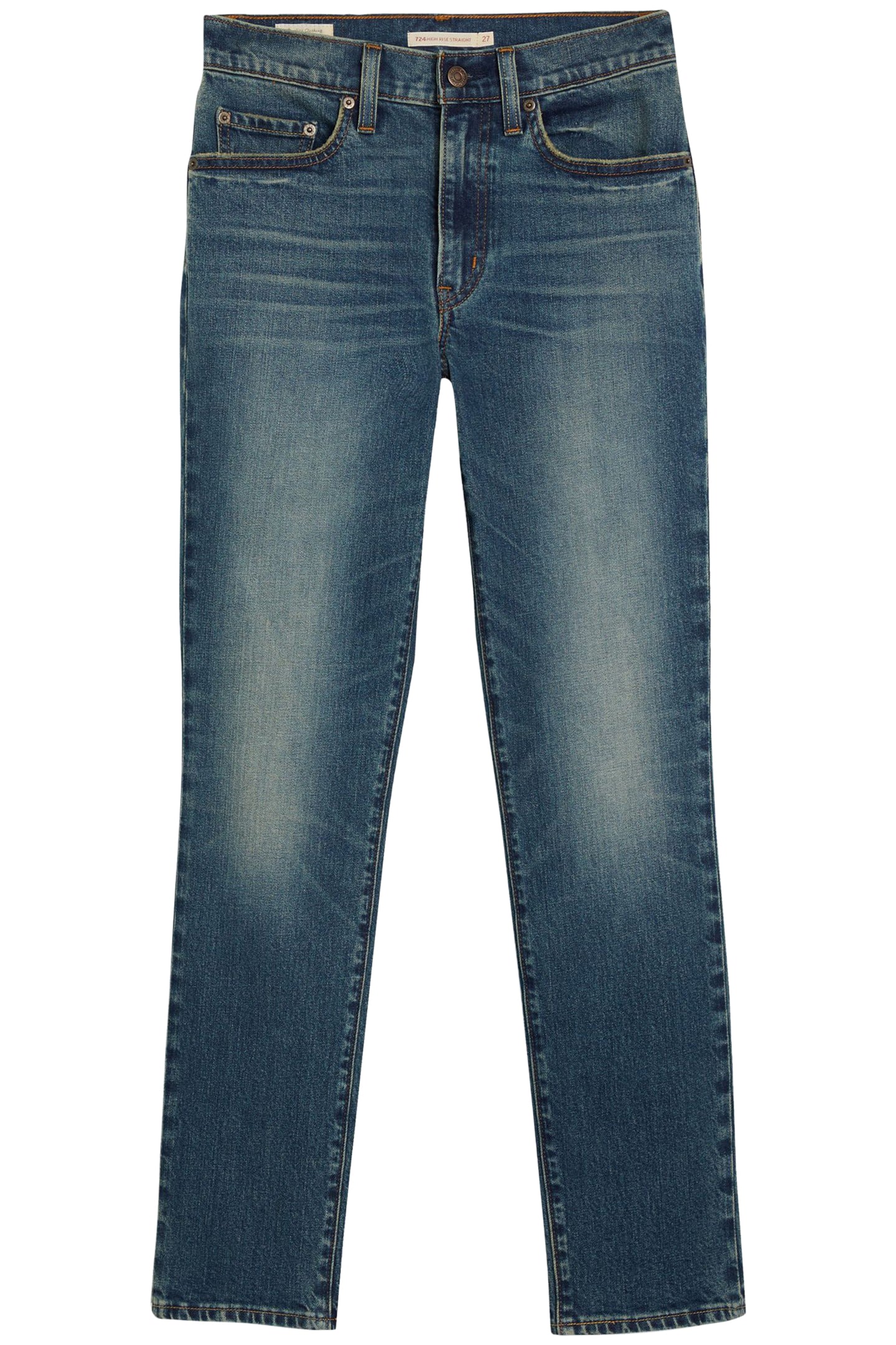 724™ HIGH RISE STRAIGHT JEANS DARK INDIGO 4