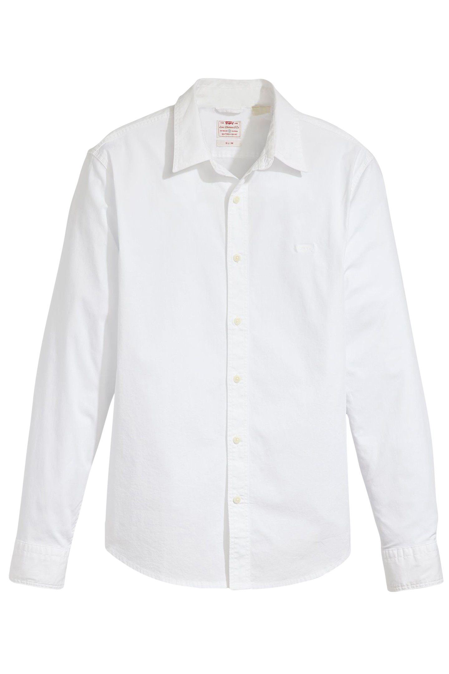 BATTERY HOUSEMARK SLIM FIT SHIRT WHITE 3