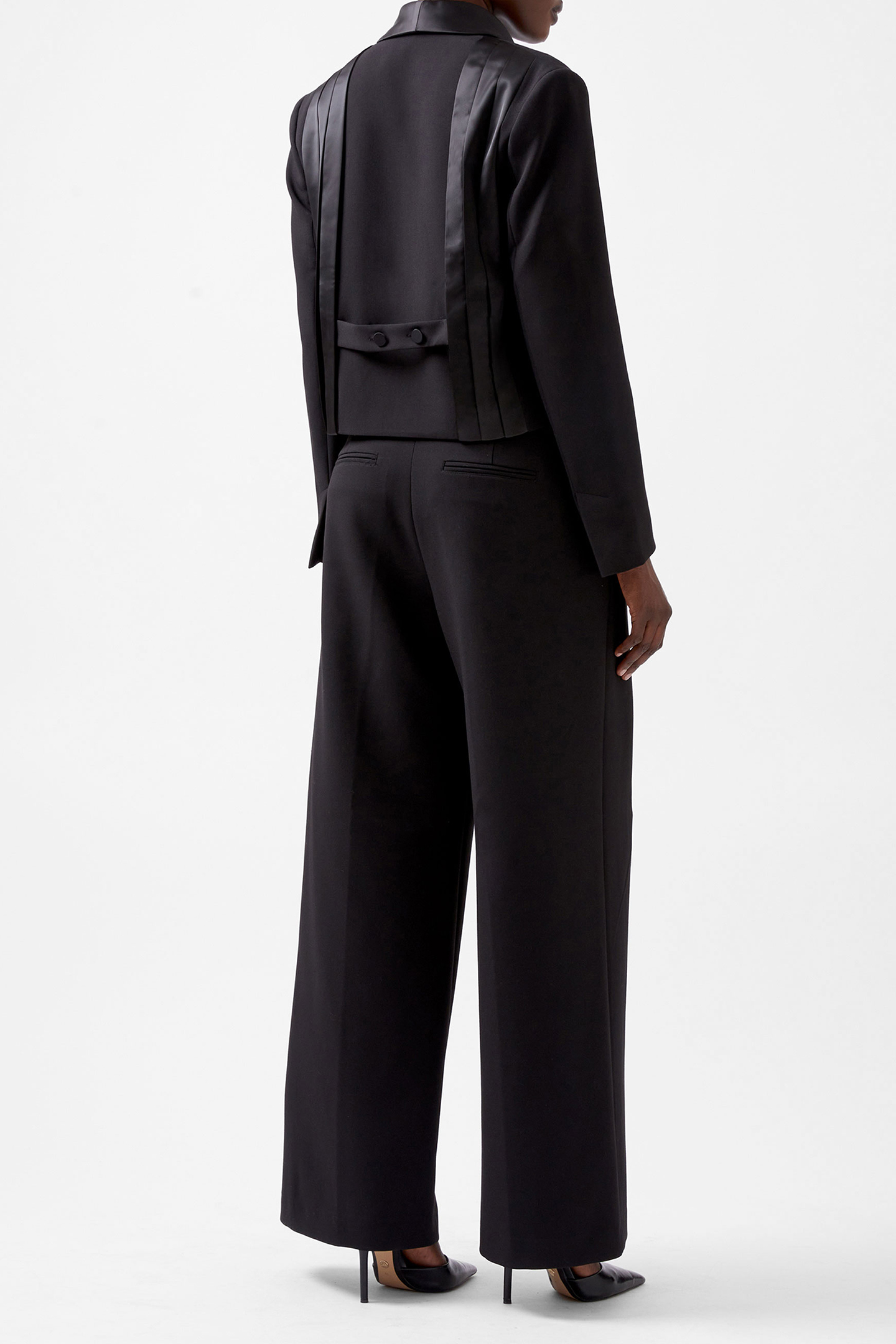 GEMMA CAREY SATIN TUXEDO BLAZE BLACKOUT 3