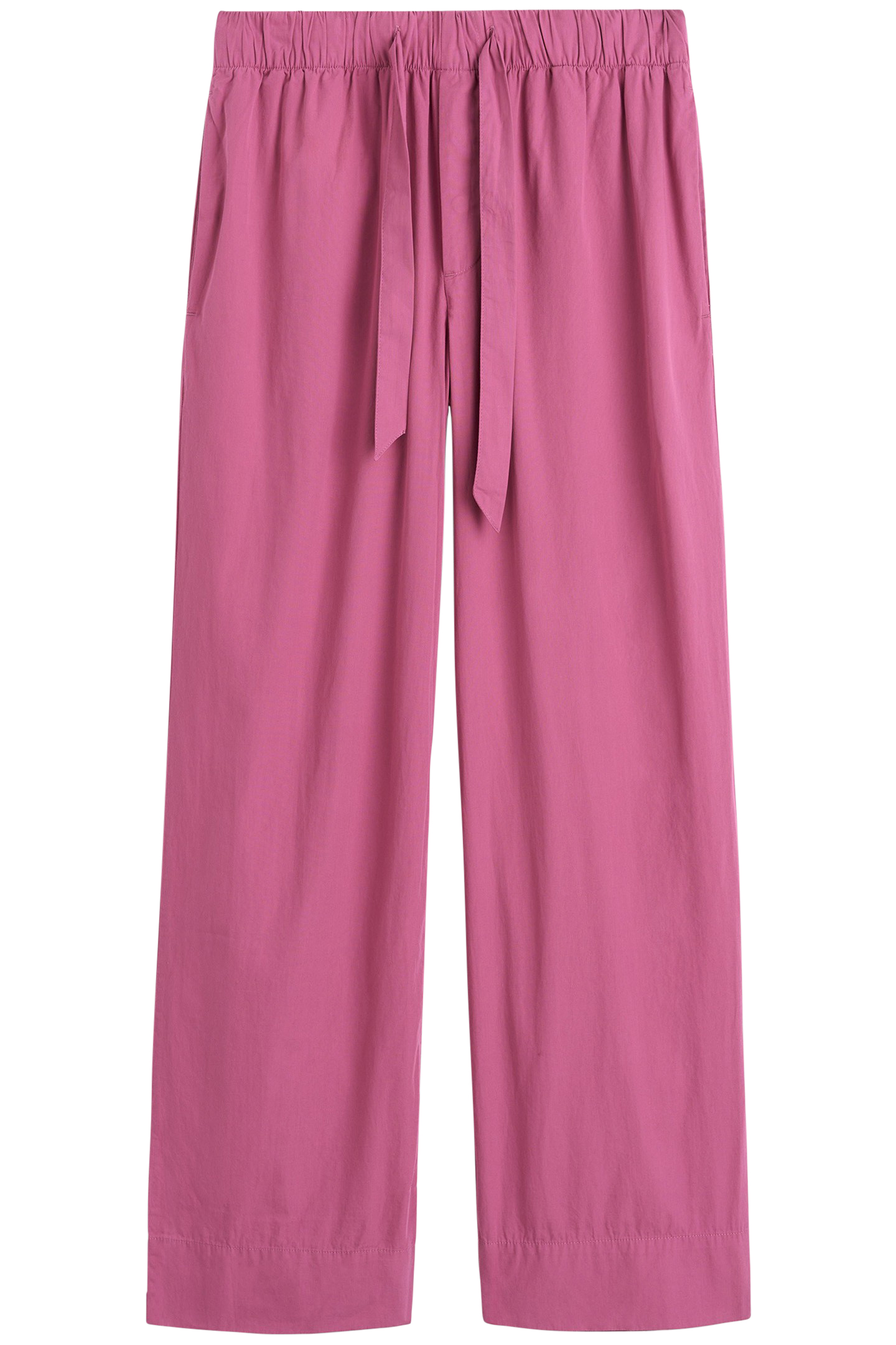 UNISEX POPLIN PYJAMAS PANTS LINGONBERRY 2