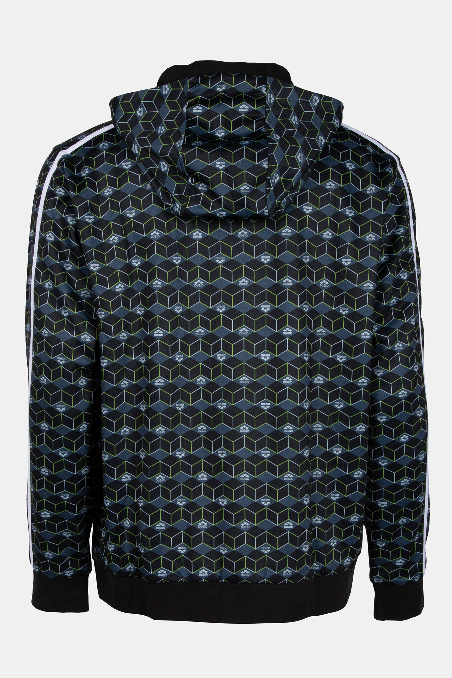 MAN HOODIE FULL ZIP A-AFM819S23 BLACK AOP 4