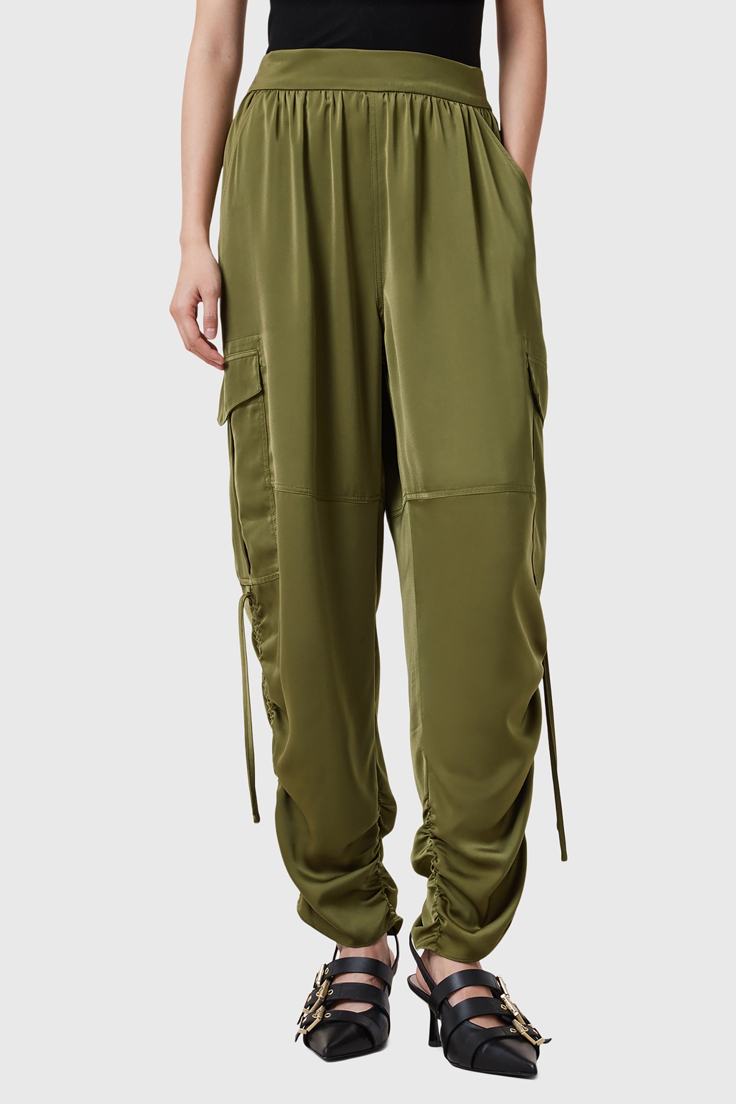 KAYE TROUSER KHAKI GREEN 1