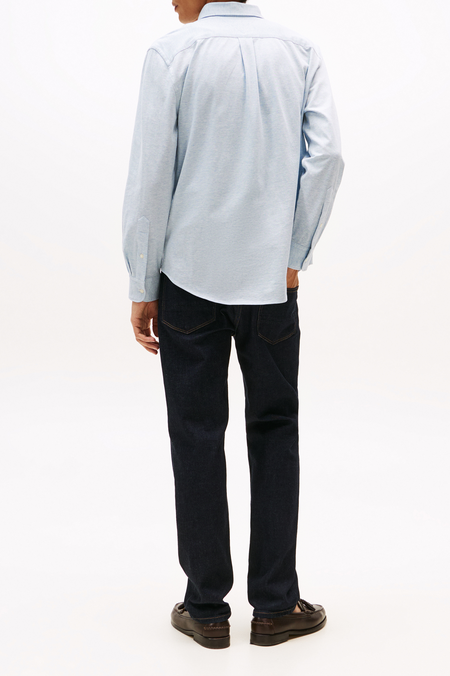 1985 KNITTED RF SHIRT LIGHT BLUE HEATHER 3