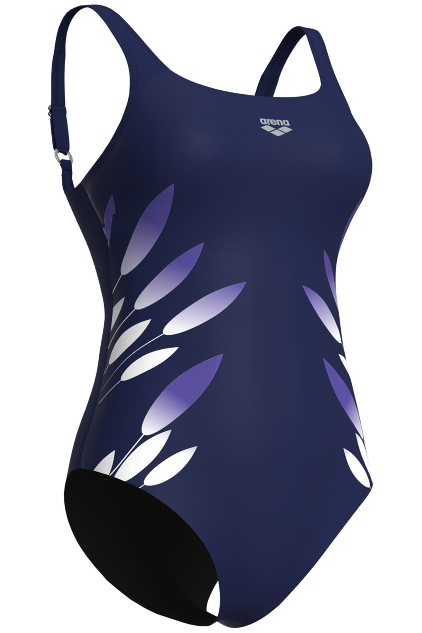 WOMEN'S ARENA SWIMSUIT MARTA WING BACK NAVY NAVY MULTI 9