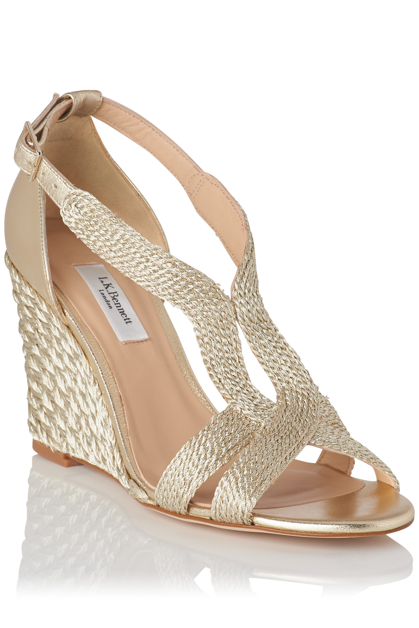 MALI - ROPE LUREX SANDAL SOFT GOLD 2