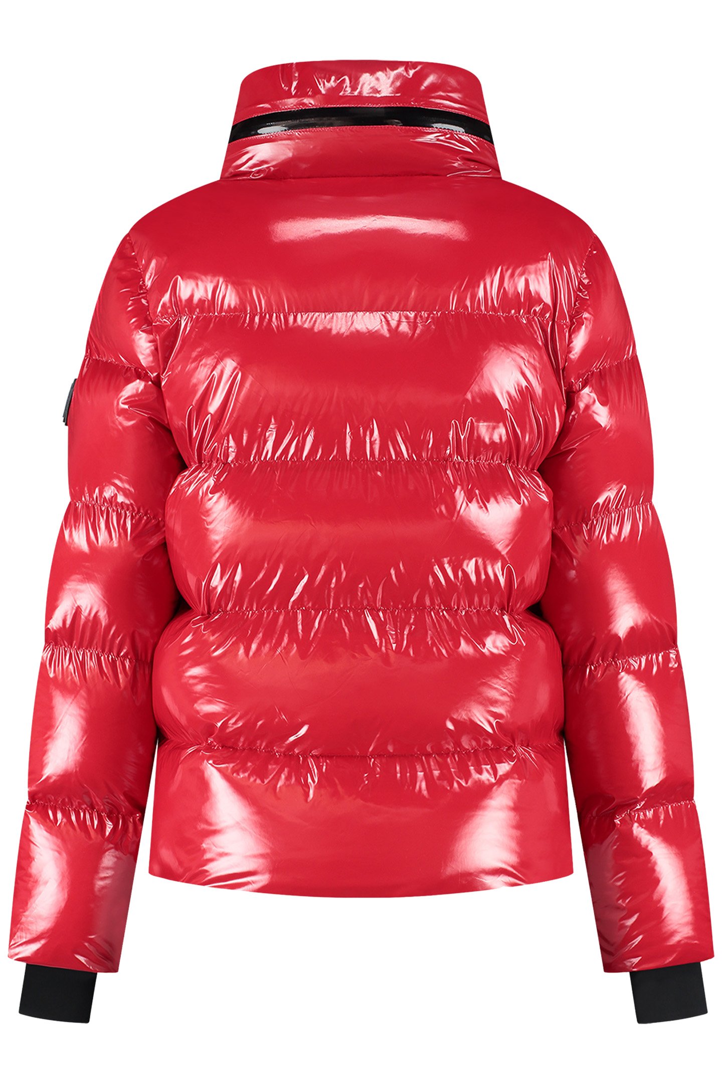 GSTAAD LAQUER SKI JACKET RED 3