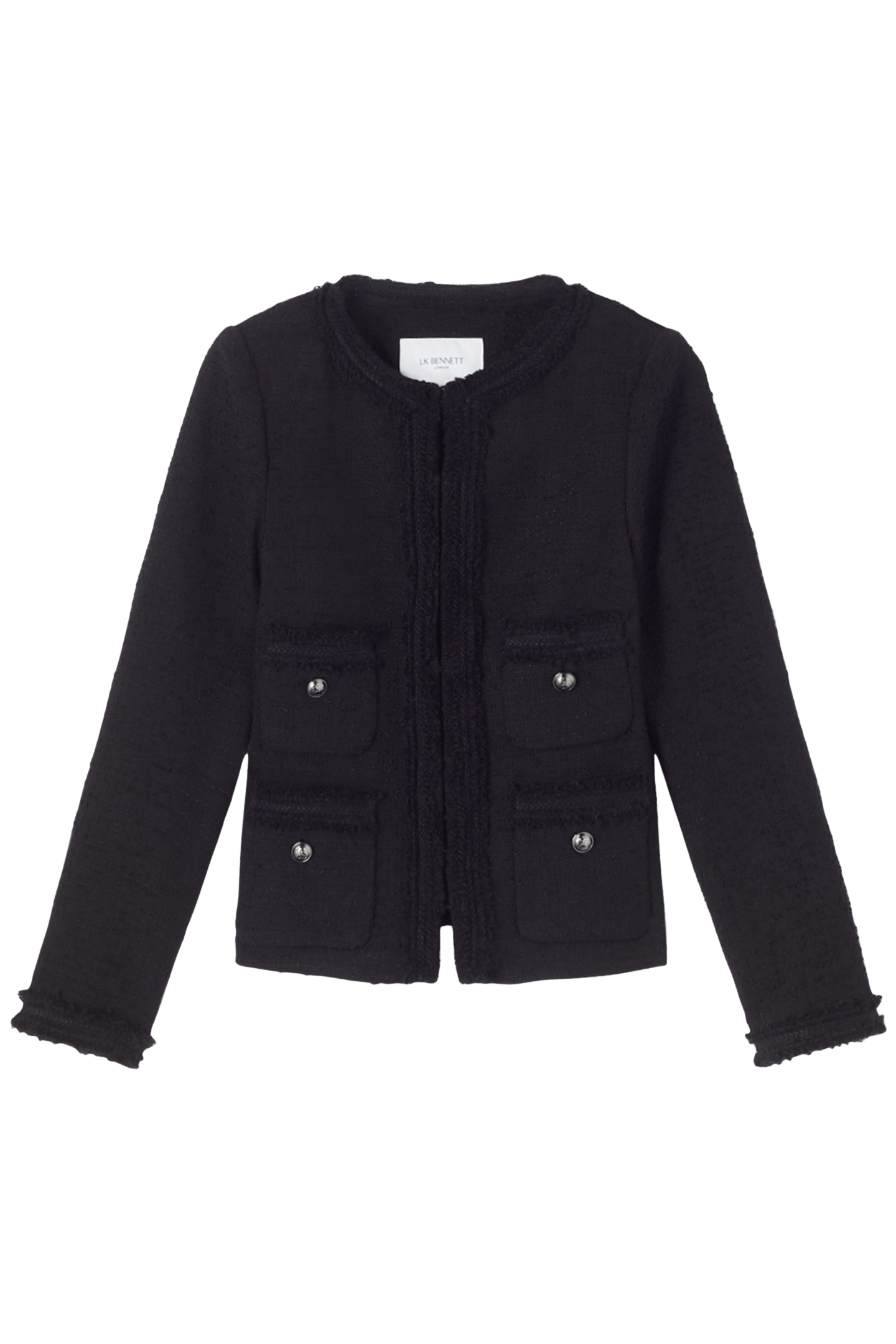 JK CHARLIE TWEED JACKET BLACK 4