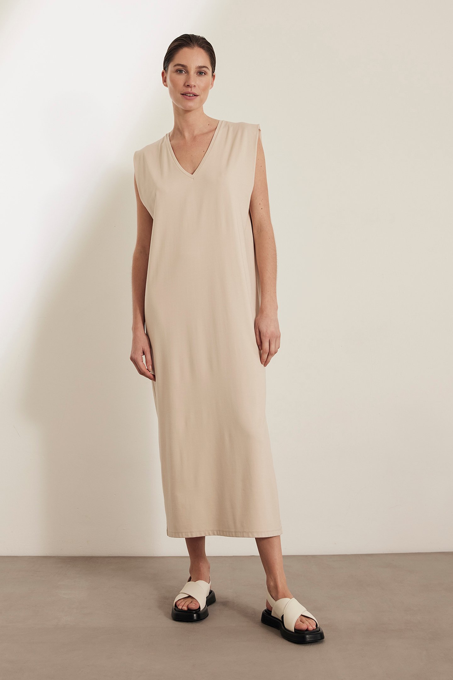 MAAN DRESS BUTTERMILK 1