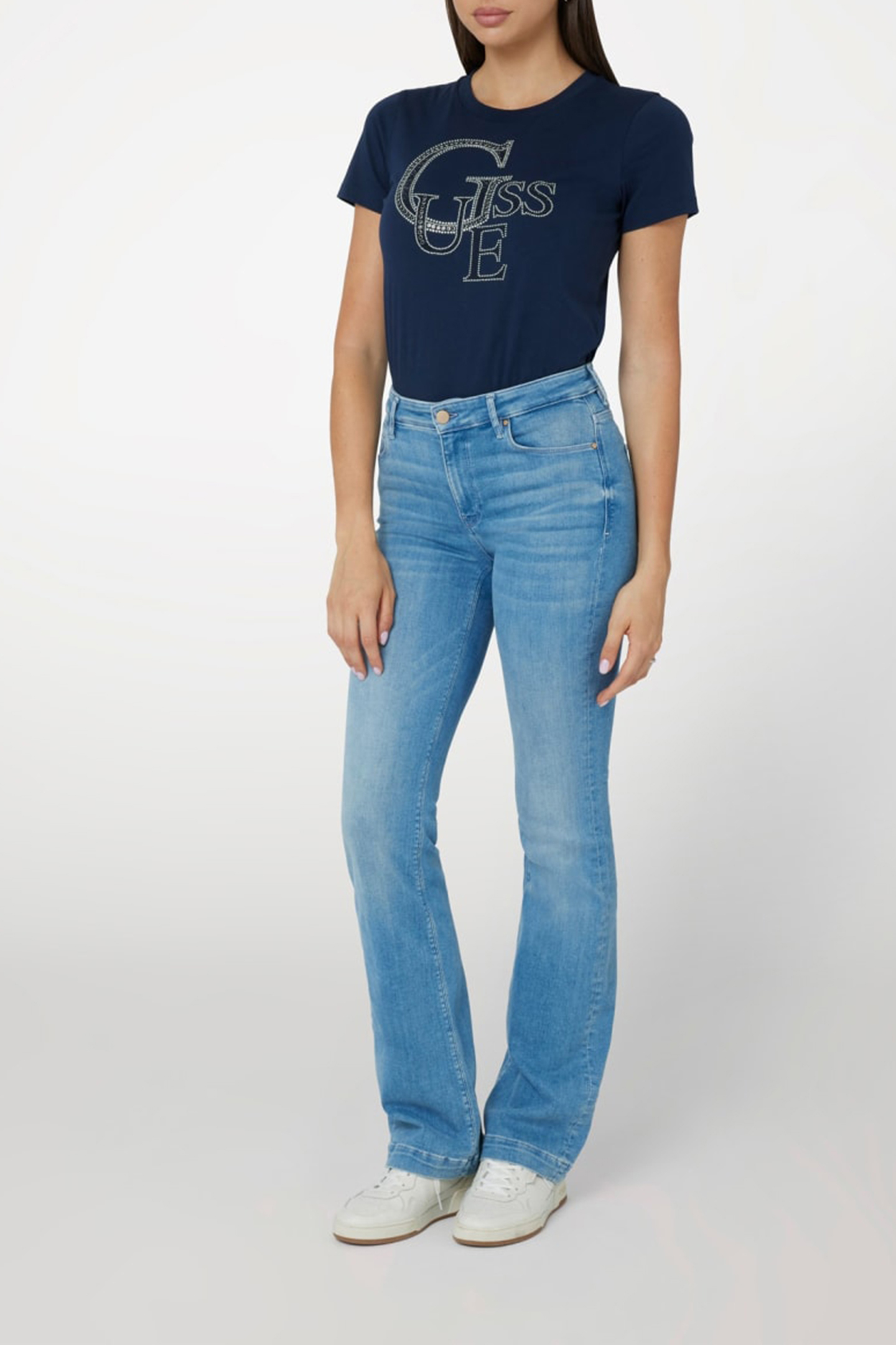 SS CN GUESS STUDDED SUITING BLUE 3