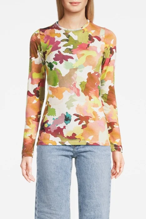 MILA LONGSLEEVE TOP BROWN 1