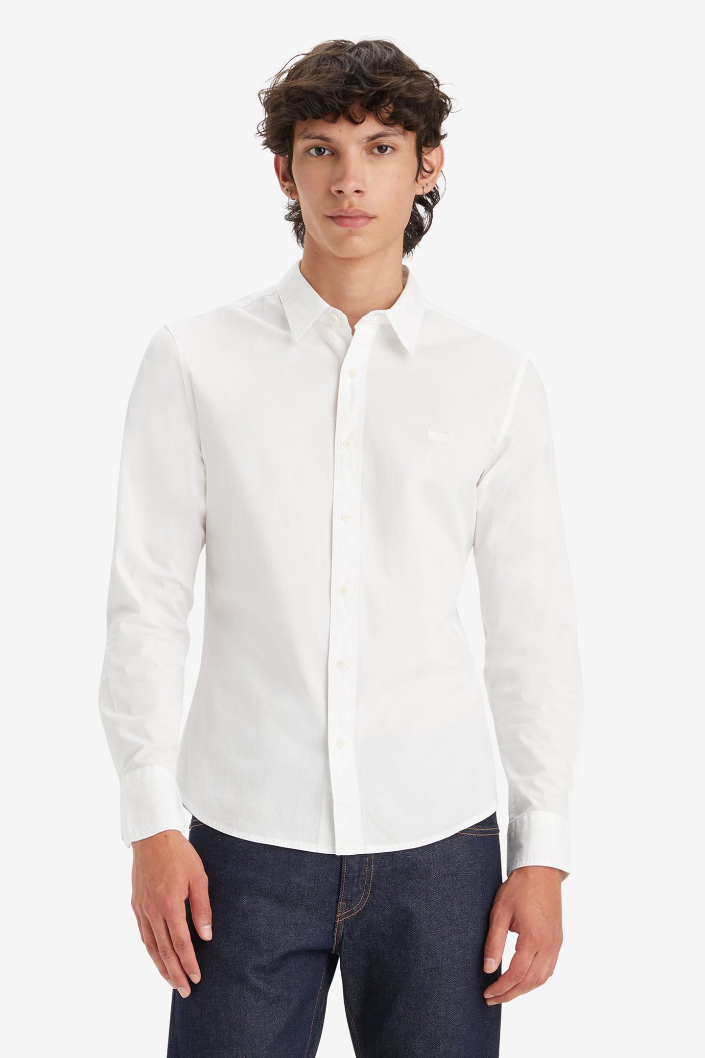 BATTERY HOUSEMARK SLIM FIT SHIRT WHITE 1