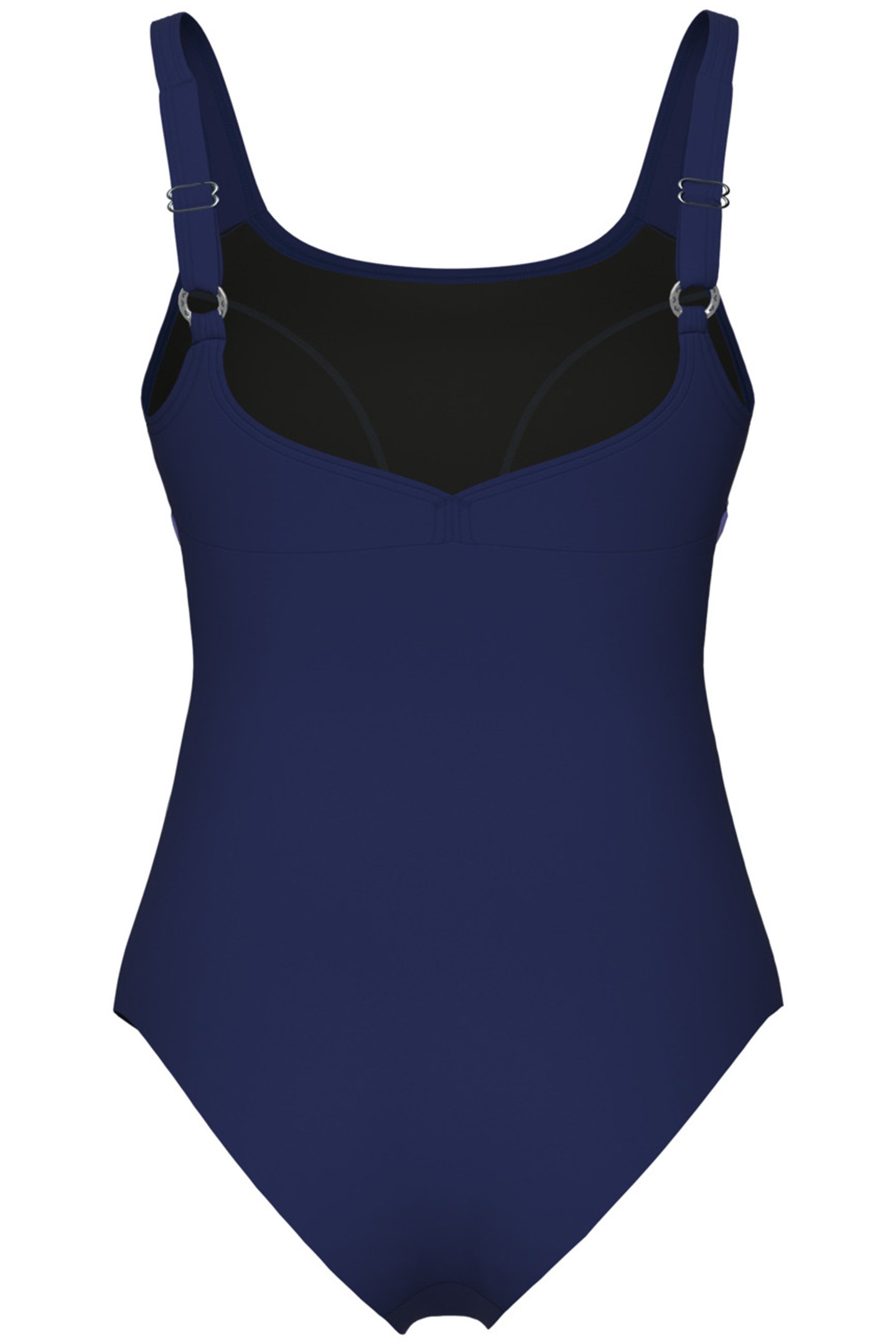 WOMEN'S ARENA SWIMSUIT MARTA WING BACK NAVY NAVY MULTI 5