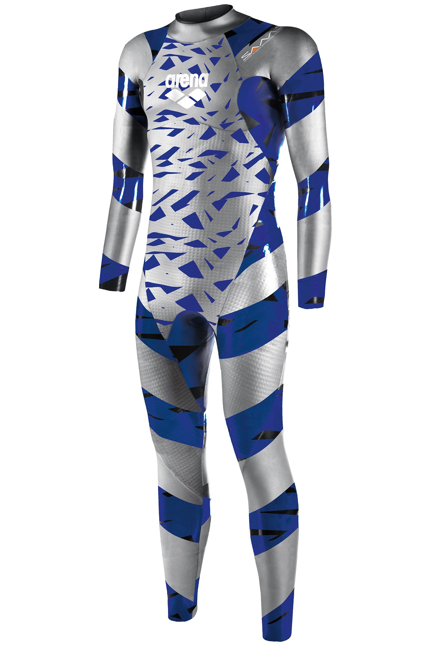 W CARBON WETSUIT SILVER BLUE 9