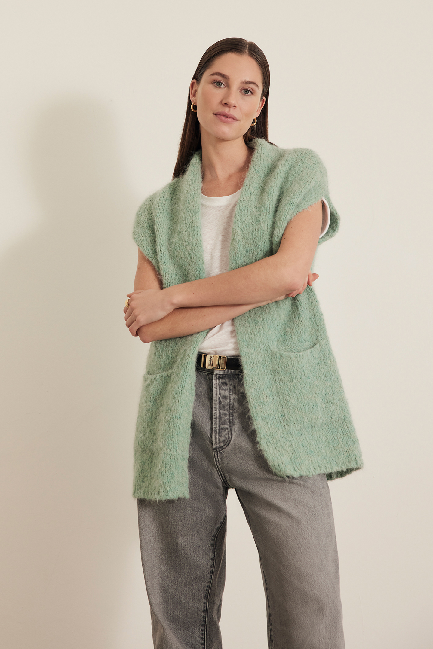 BERNOU CARDIGAN MINT 4