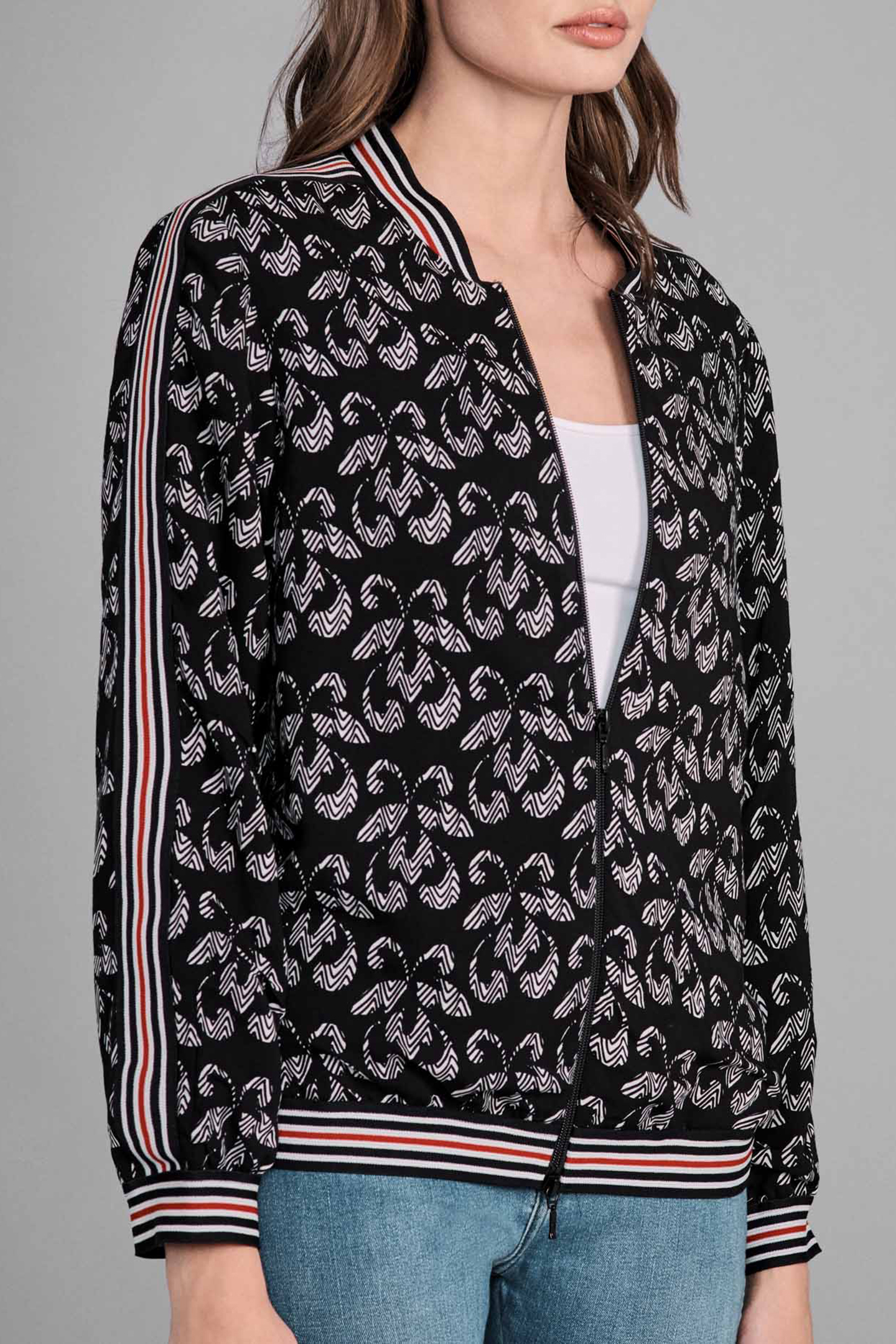 VIANNE VESTE BLACK/WHITE 7