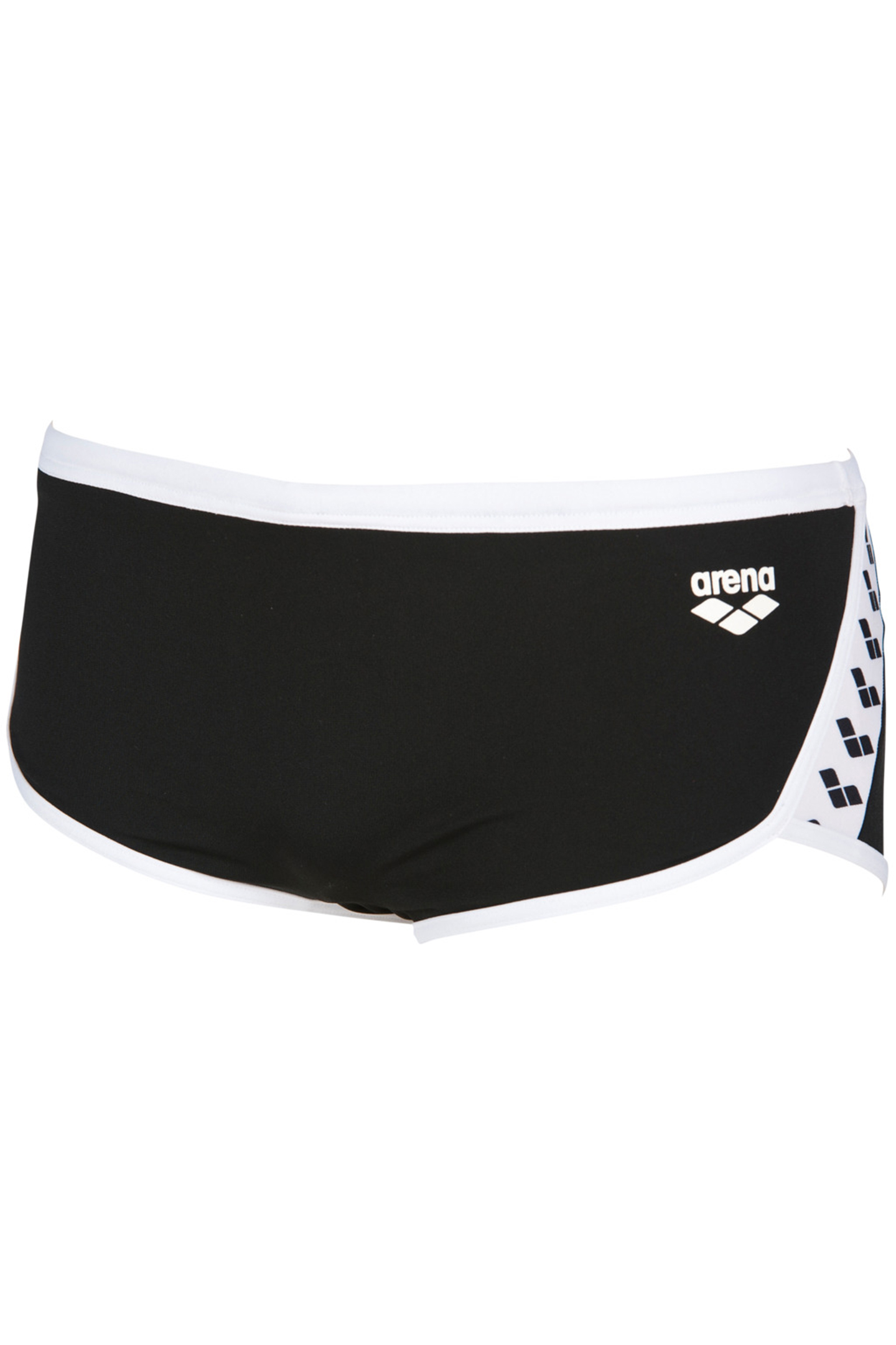 M TEAM STRIPE LOW WAIST SHORT BLACK WHITE 9