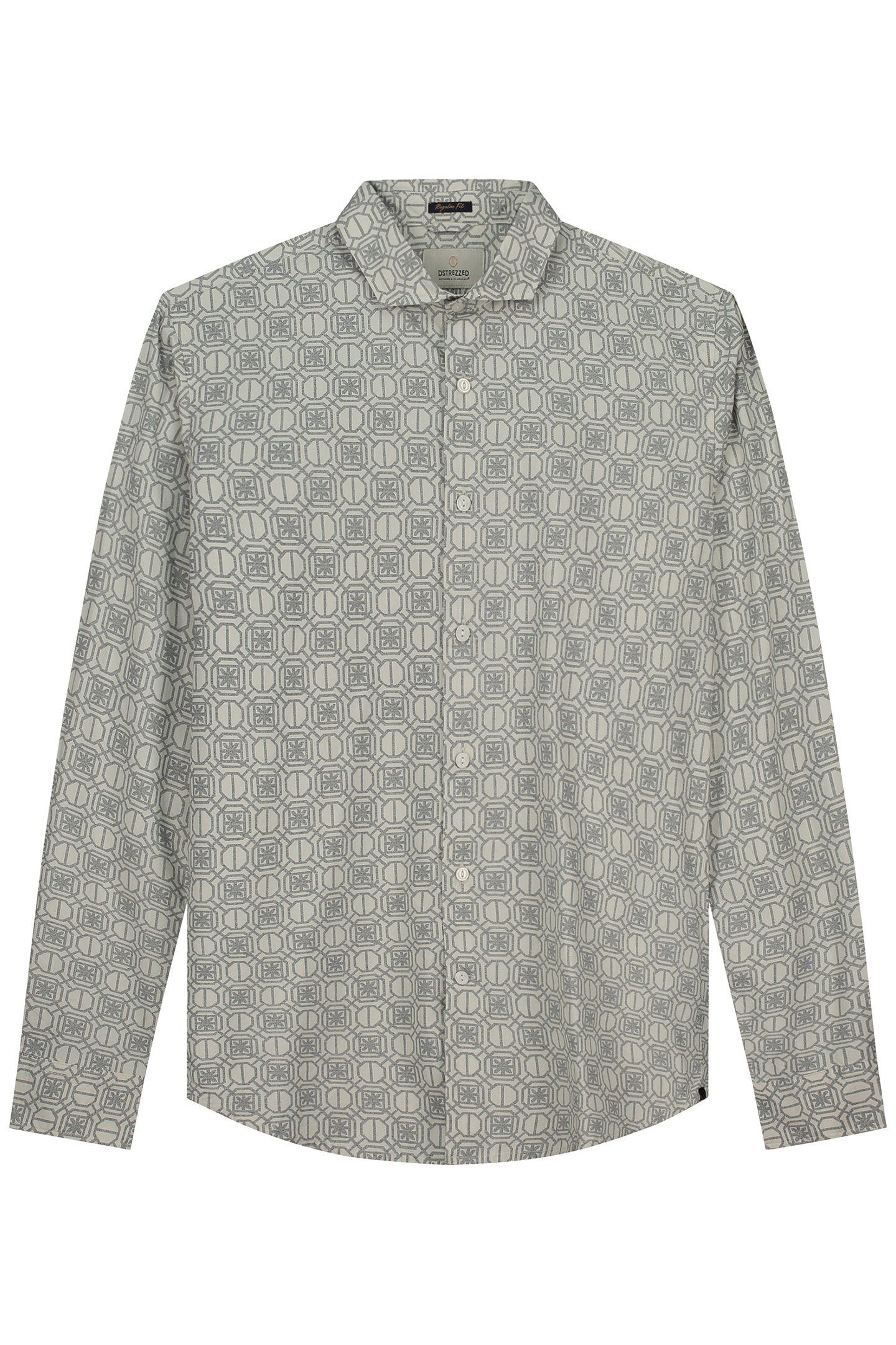 DS_NATHAN AOP SHIRT SPOTS SILVER BIRCH 1