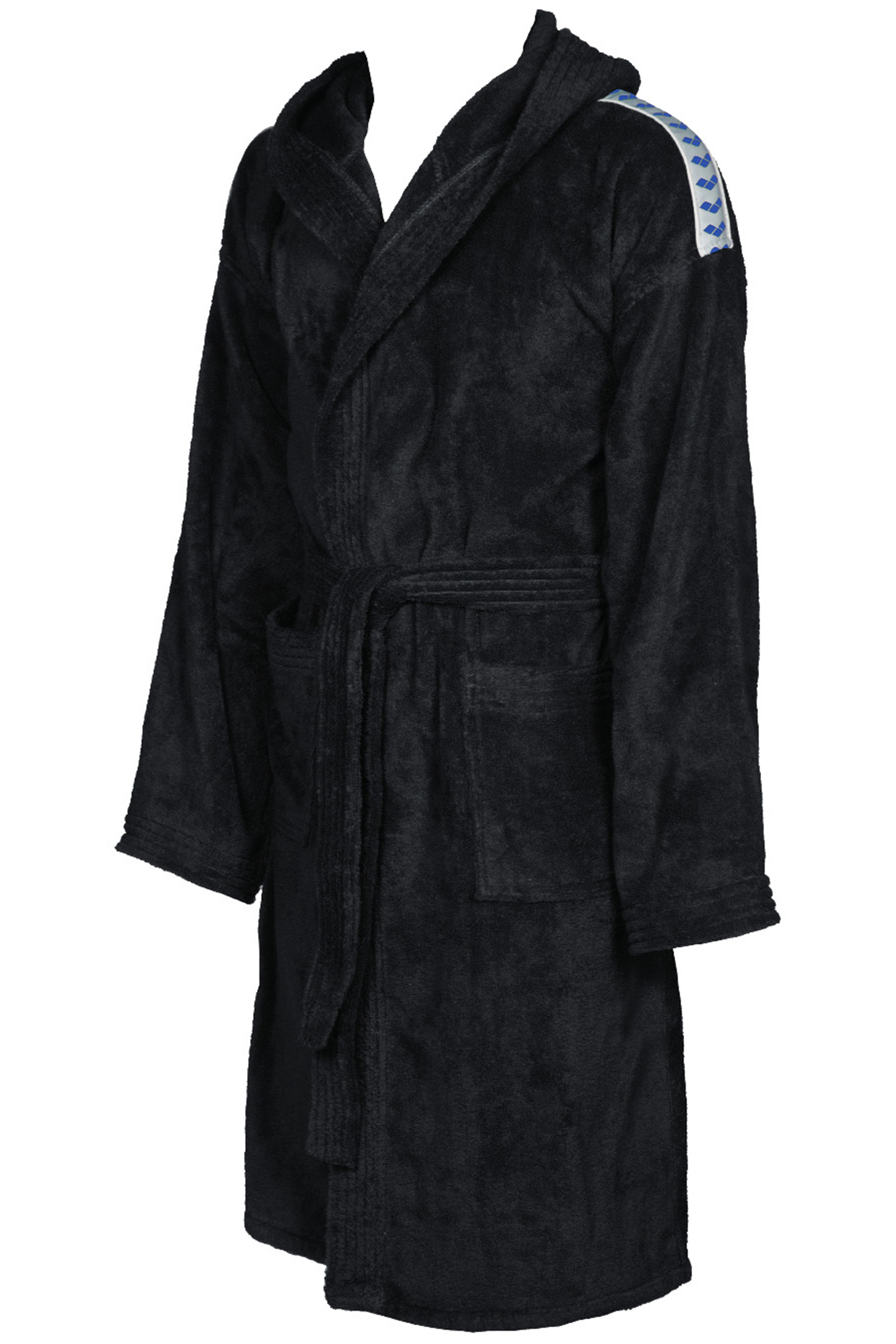 CORE SOFT ROBE BLACK WHITE 10