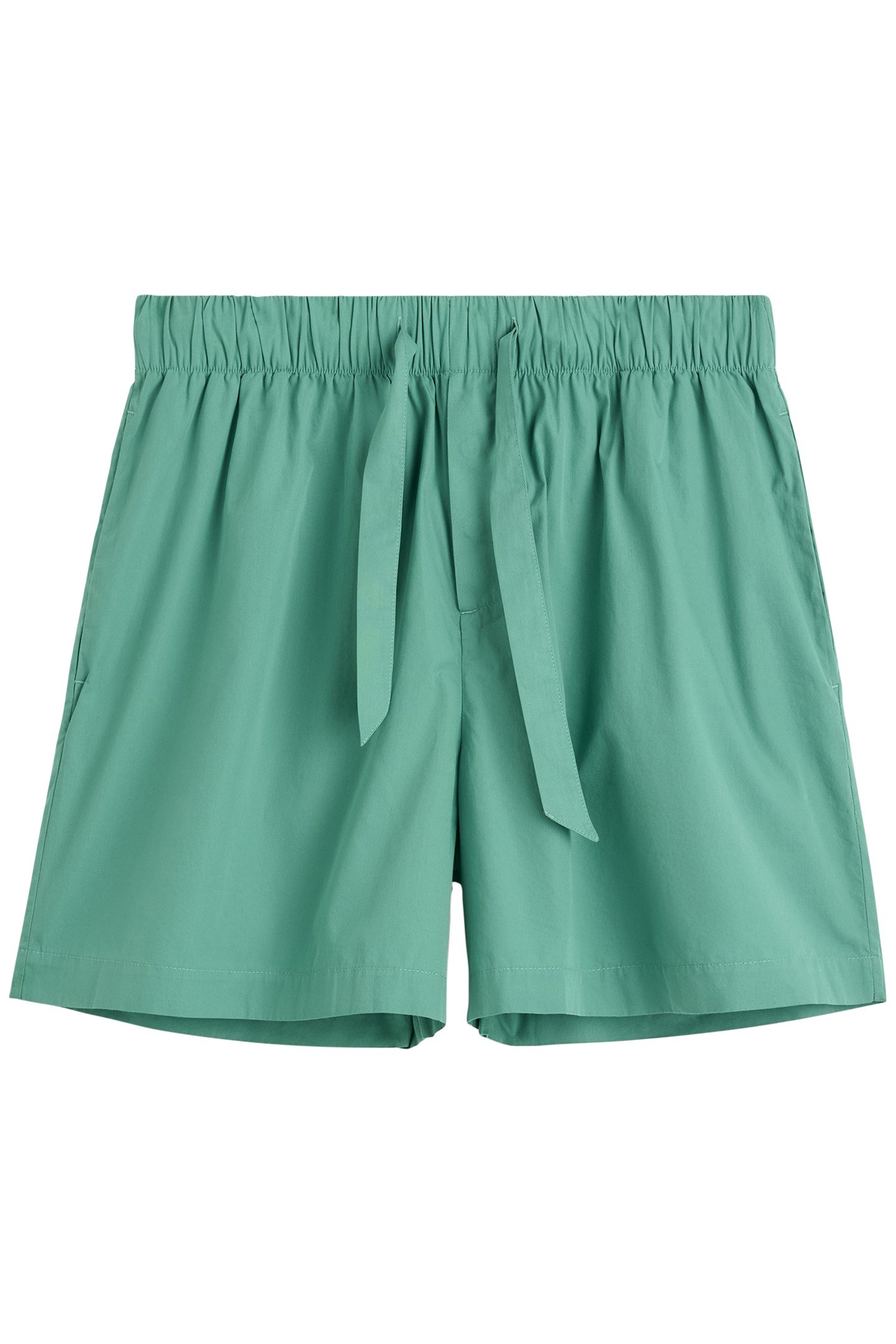 UNISEX POPLIN PYJAMAS SHORTS VINTAGE GREEN 4