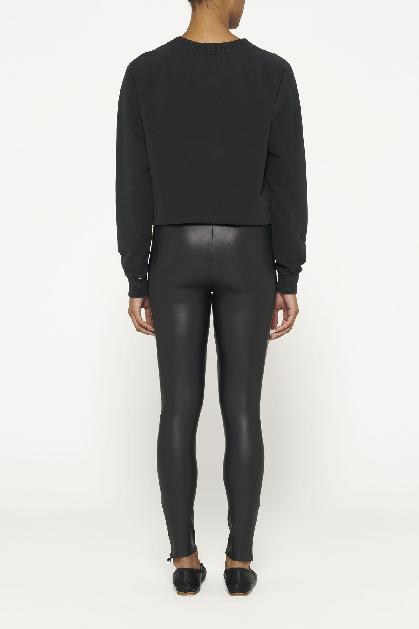 THE LEATHERLOOK LEGGINGS BLACK 5
