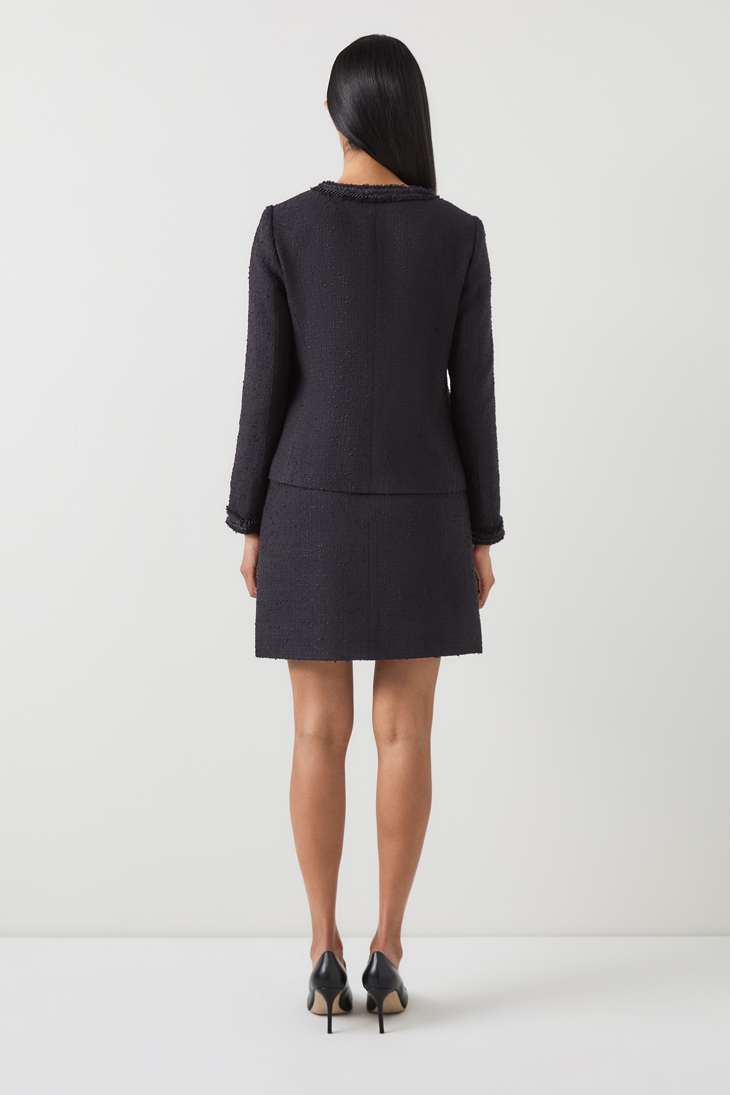 JK CHARL - BOUCLE JACKET BLACK 3