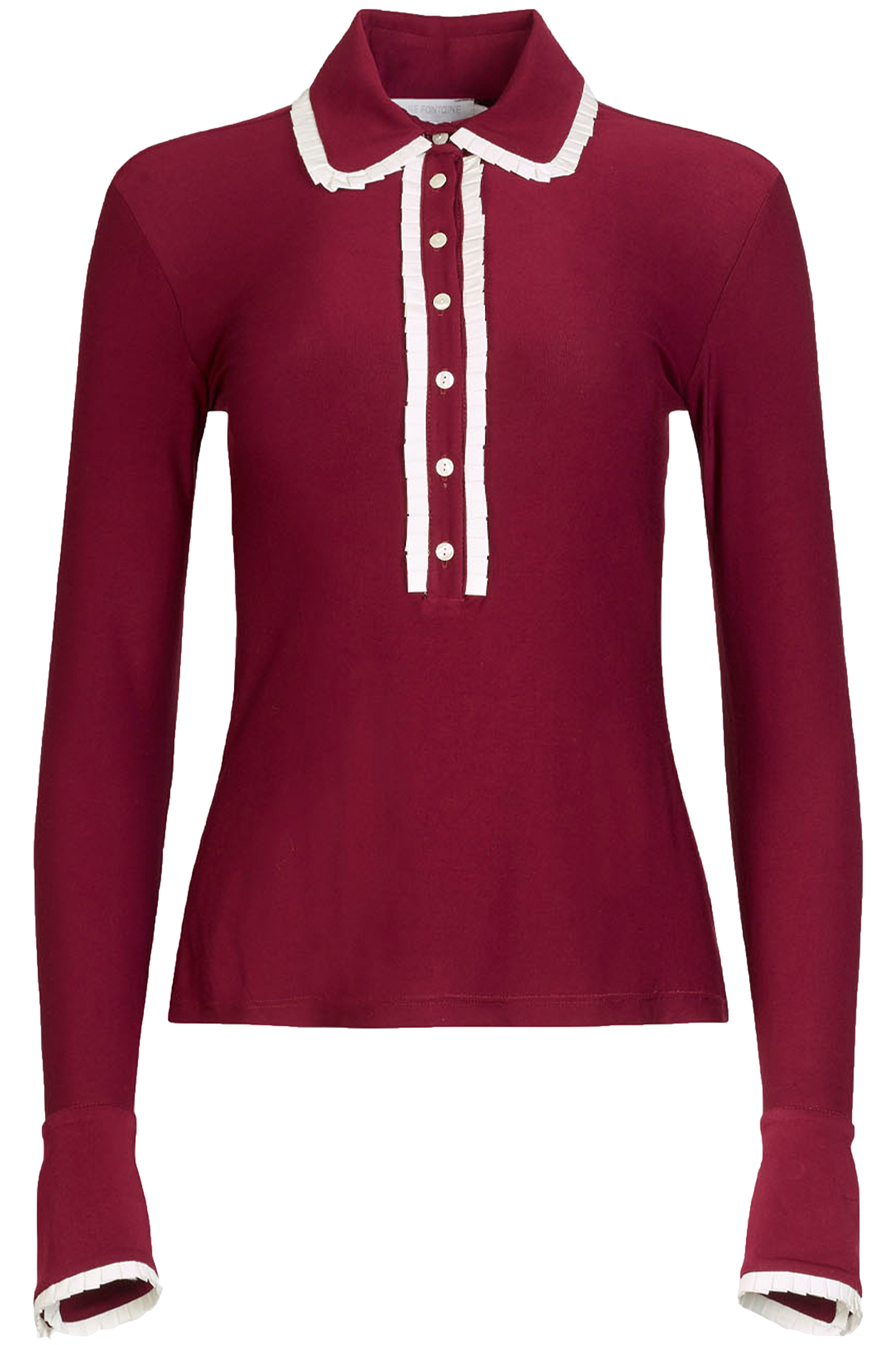 FAUSTINE TOP BURGUNDY 2