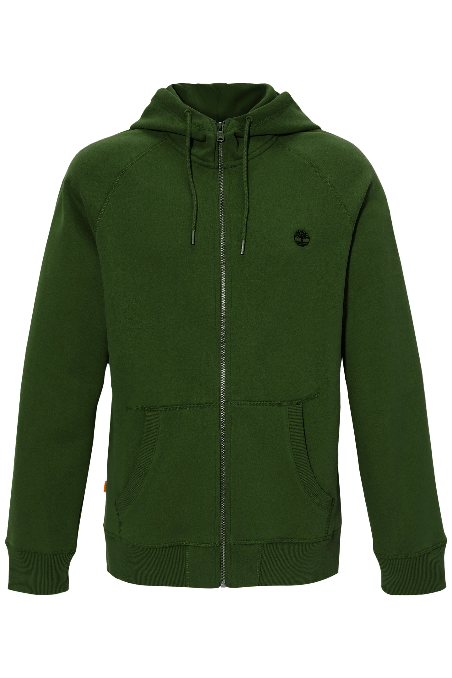 EXETER RIVER BRUSHED BACK FULL ZIP HOODIE BLACK FOREST GREEN 3