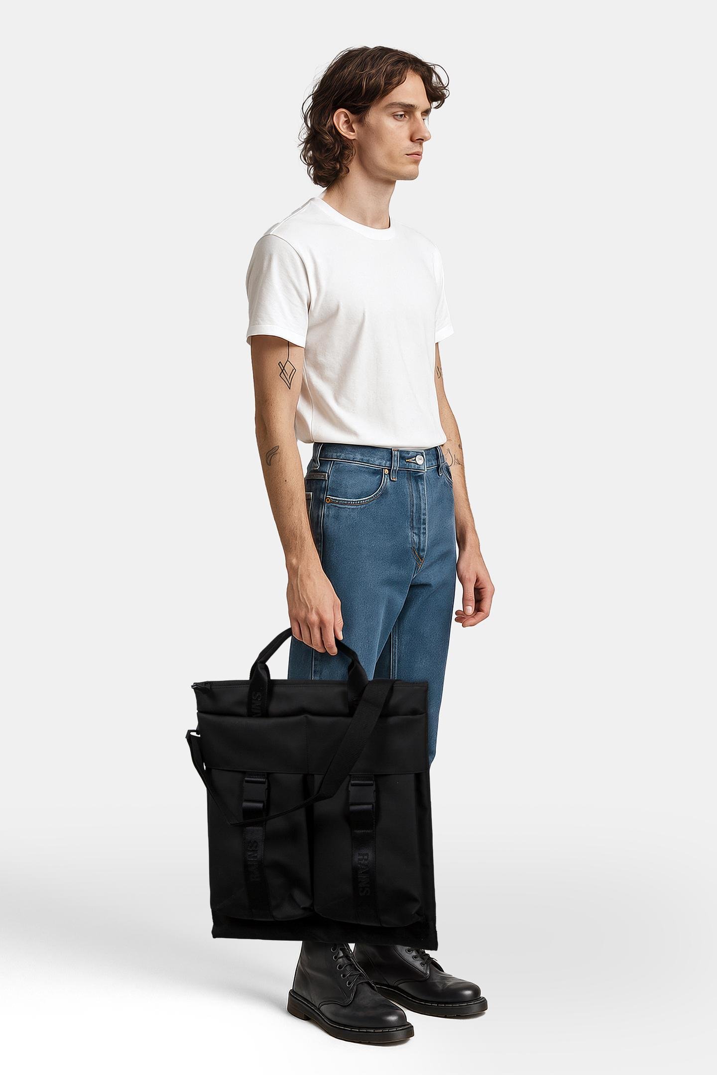 UNISEX TRAIL TOTE BAG W3 BLACK 1
