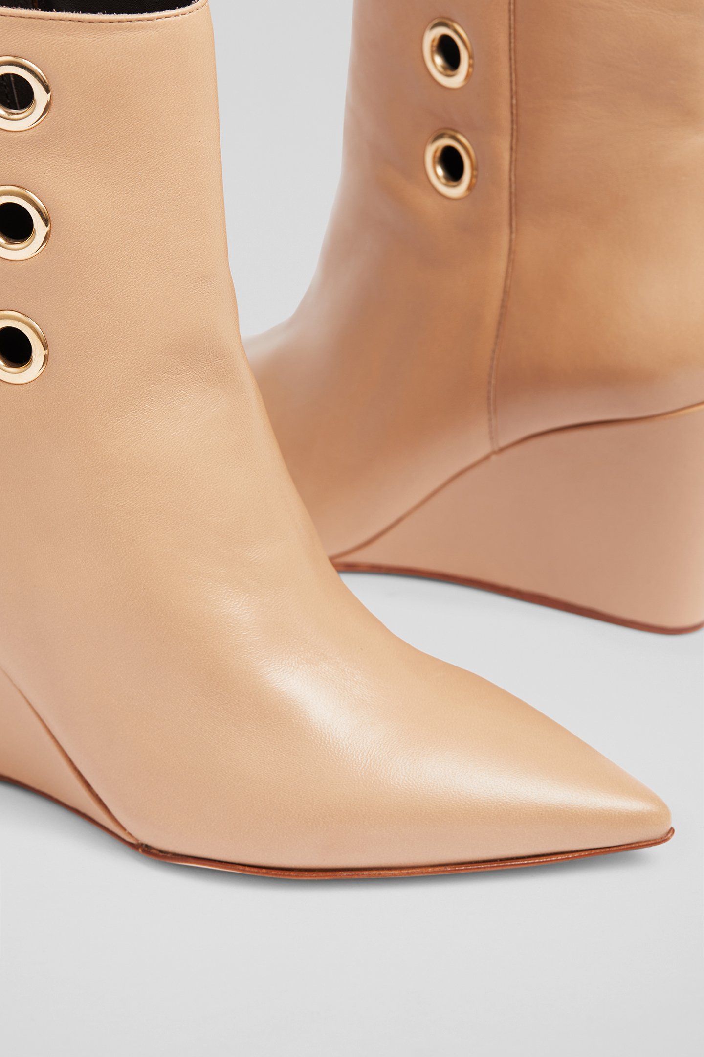 AB BRIE WEDGE BOOT BEIGE 4