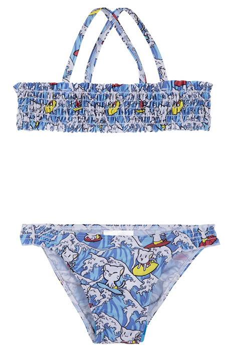 SURFING KIDS GIRL TWO PIECES TURQUOISE MULTI 1