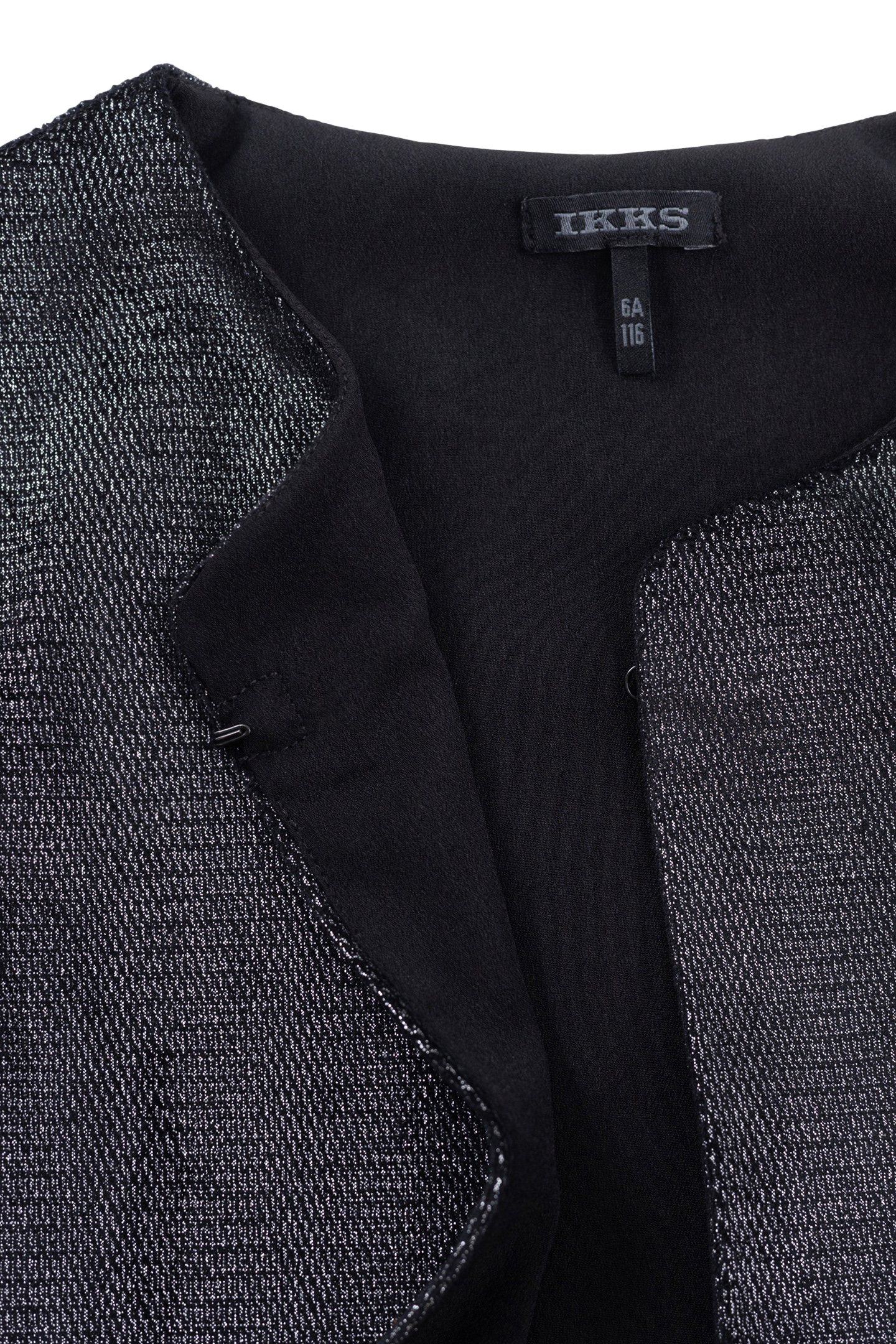 SILVER VELVET METALLIC SHORT JACKET 4