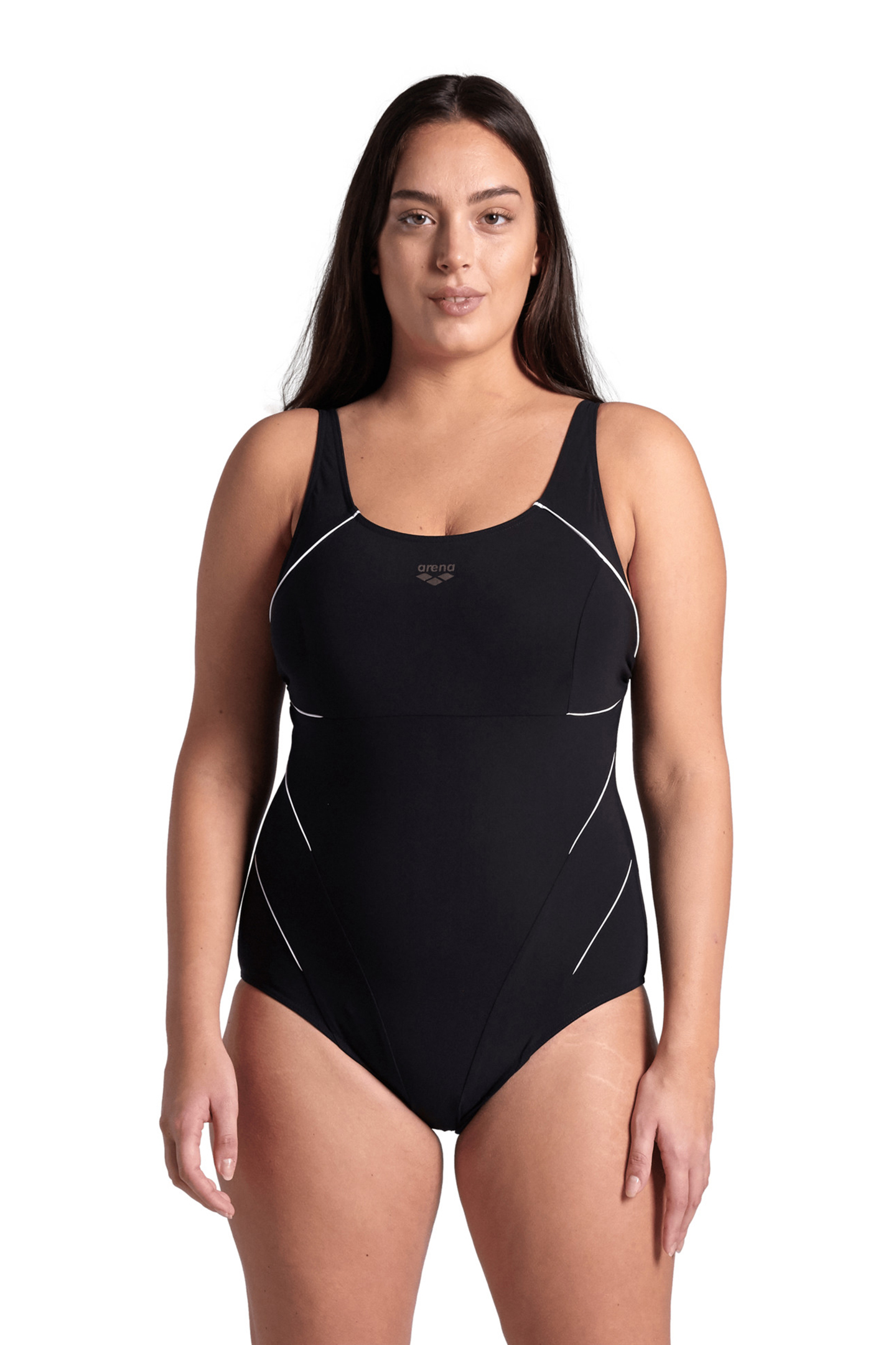 W JEWEL ONE PIECE PLUS R BLACK WHITE 1