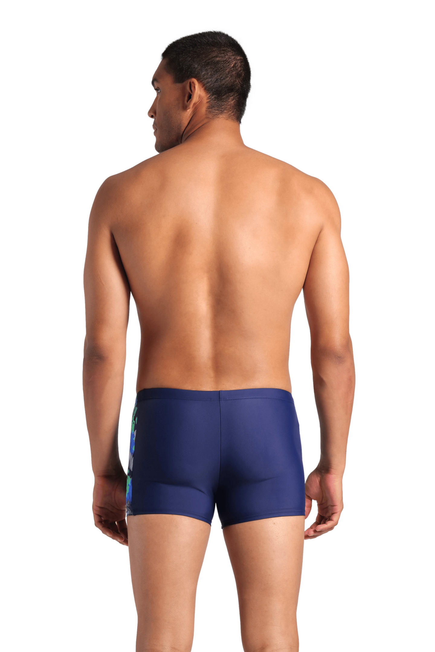 MEN'S ARENA IMAGINARY SWIM SHORT NAVY MULTI 2