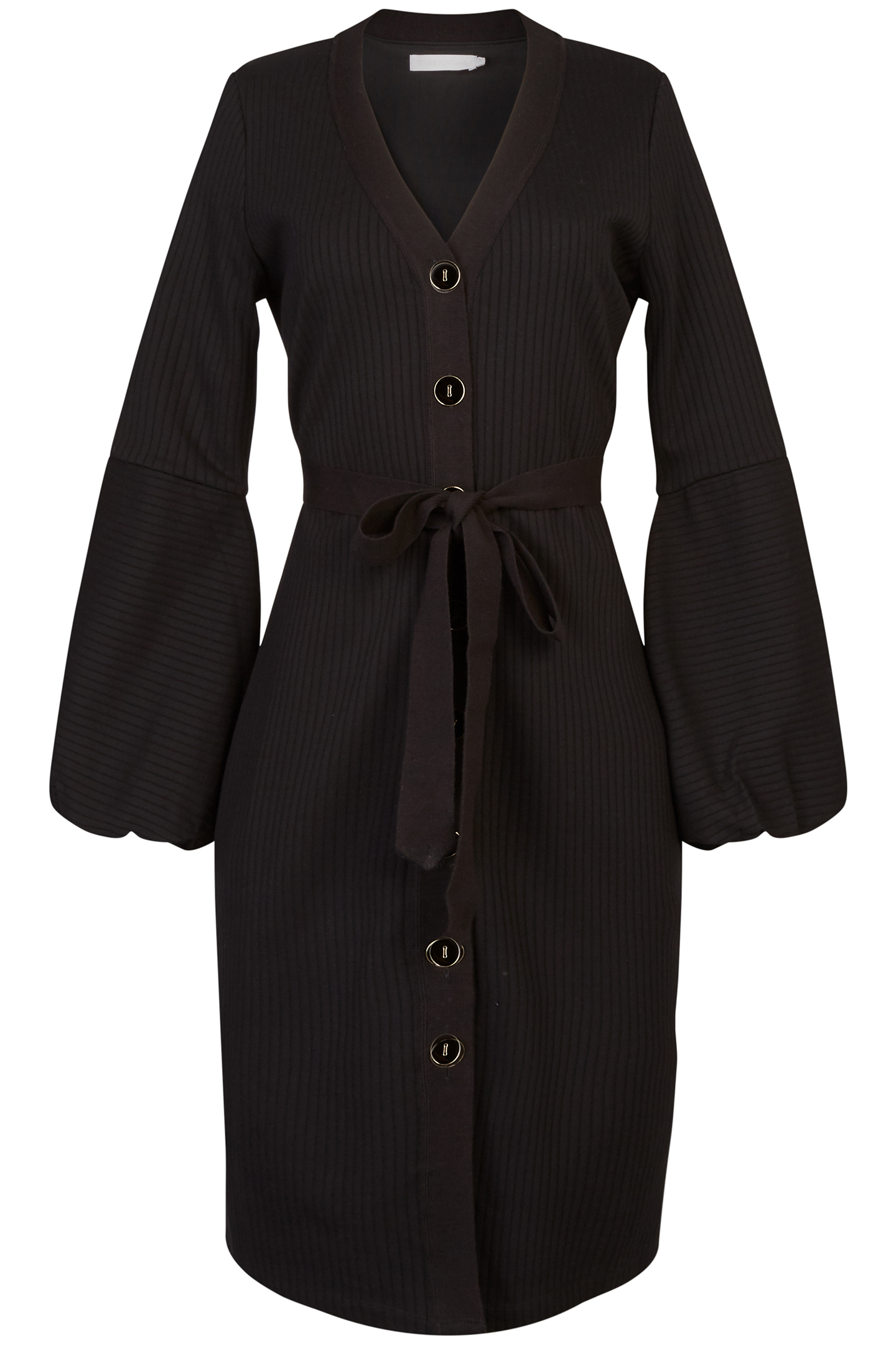 SMOOTH ROBE BLACK 3