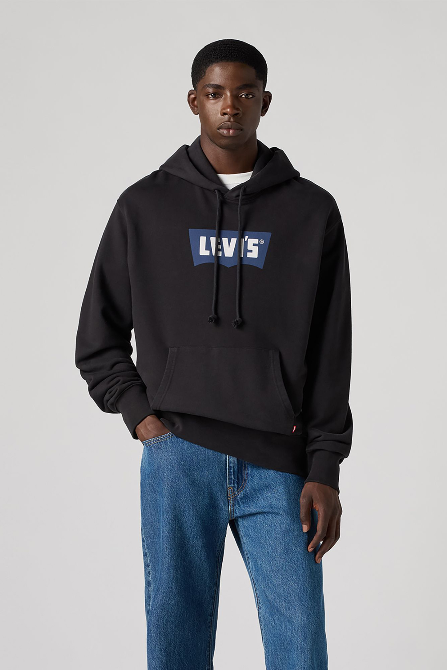 Levi's Premium Graphic Hoodie Black Maat: XL | Hoodies Outlet | Heren | Zwart