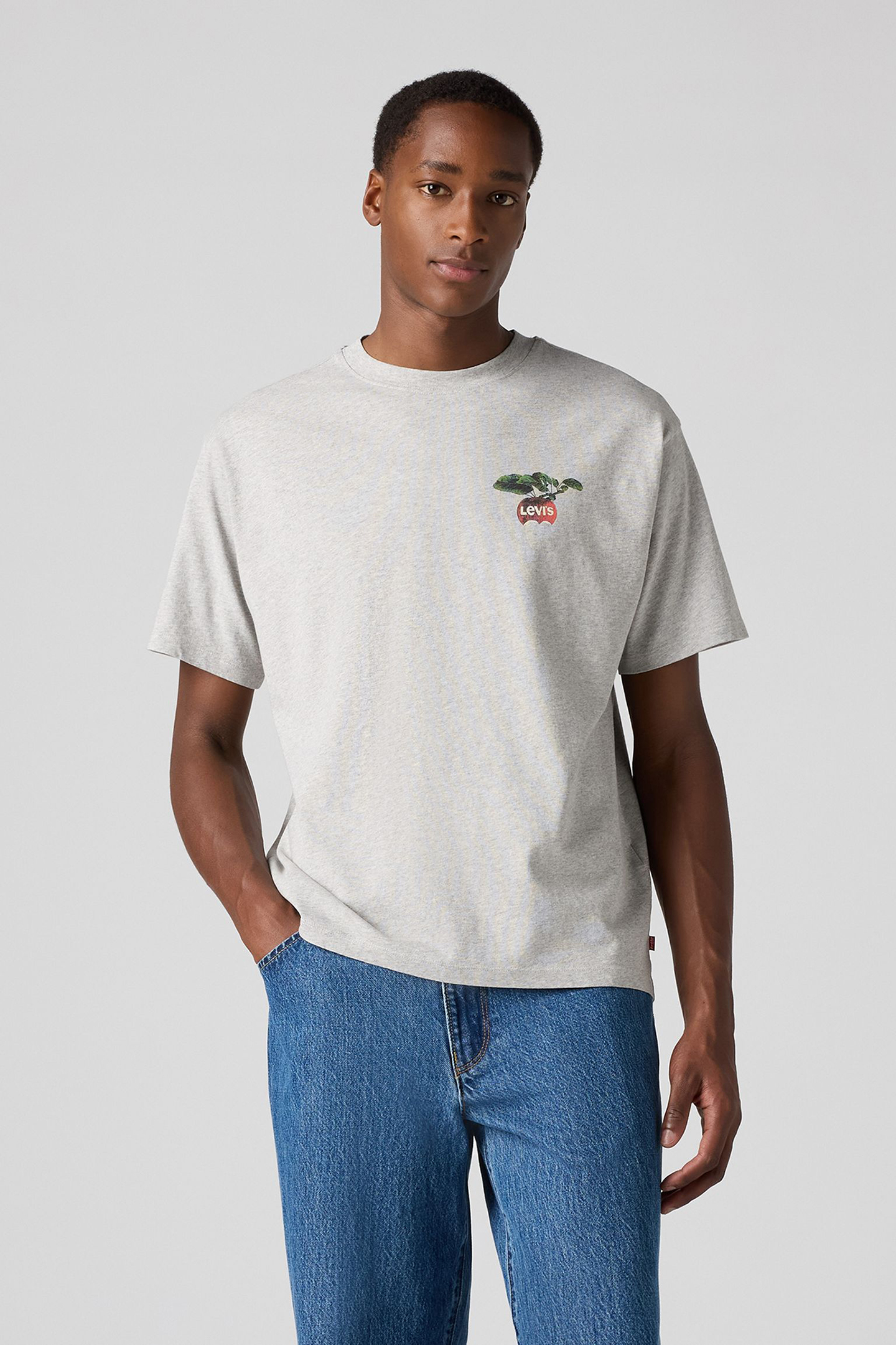 Levi's Vintage Fit Graphic Tee Black Maat: XS | T-Shirts Outlet | Heren | Grijs