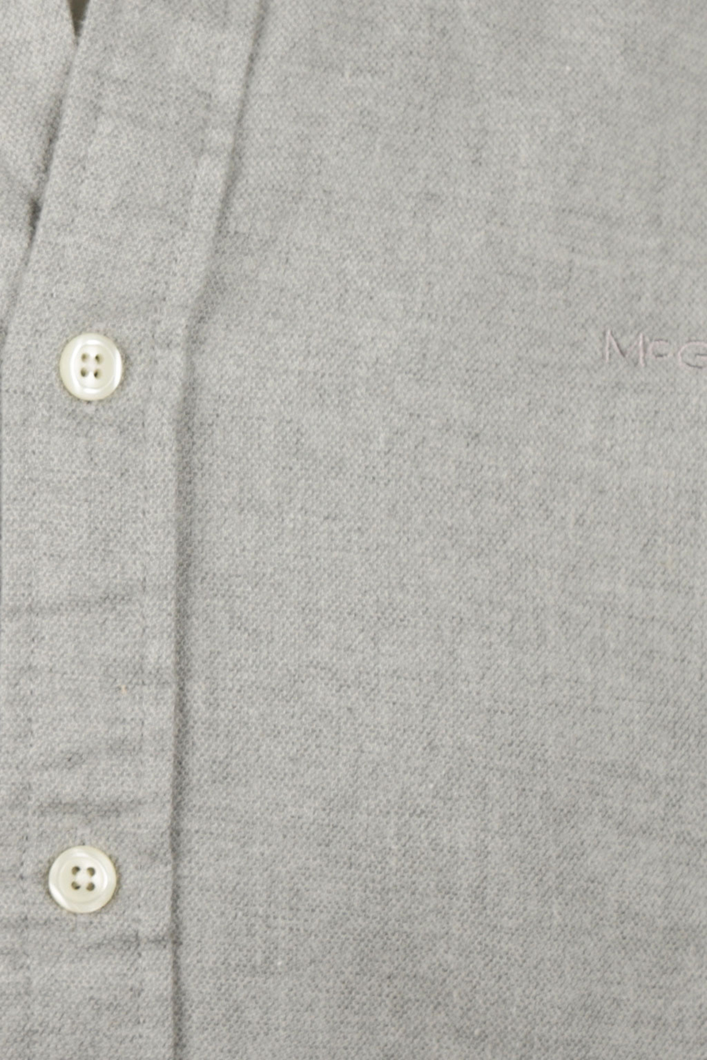 FLANNEL MELANGE OXFORD SHIRT MEDIUM GREY 10