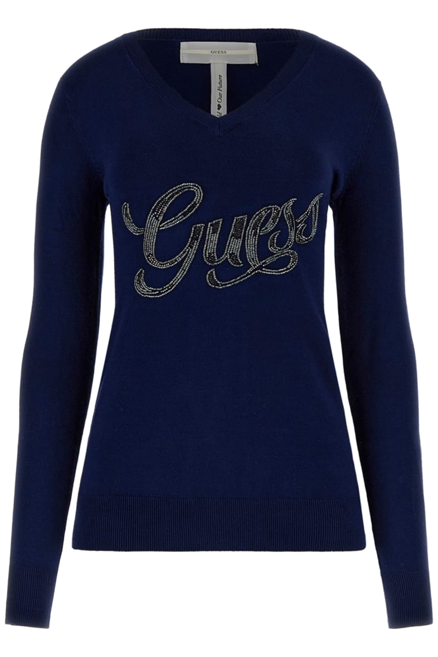 MYLA LOGO VN LS SWTR CAVE BLUE 4