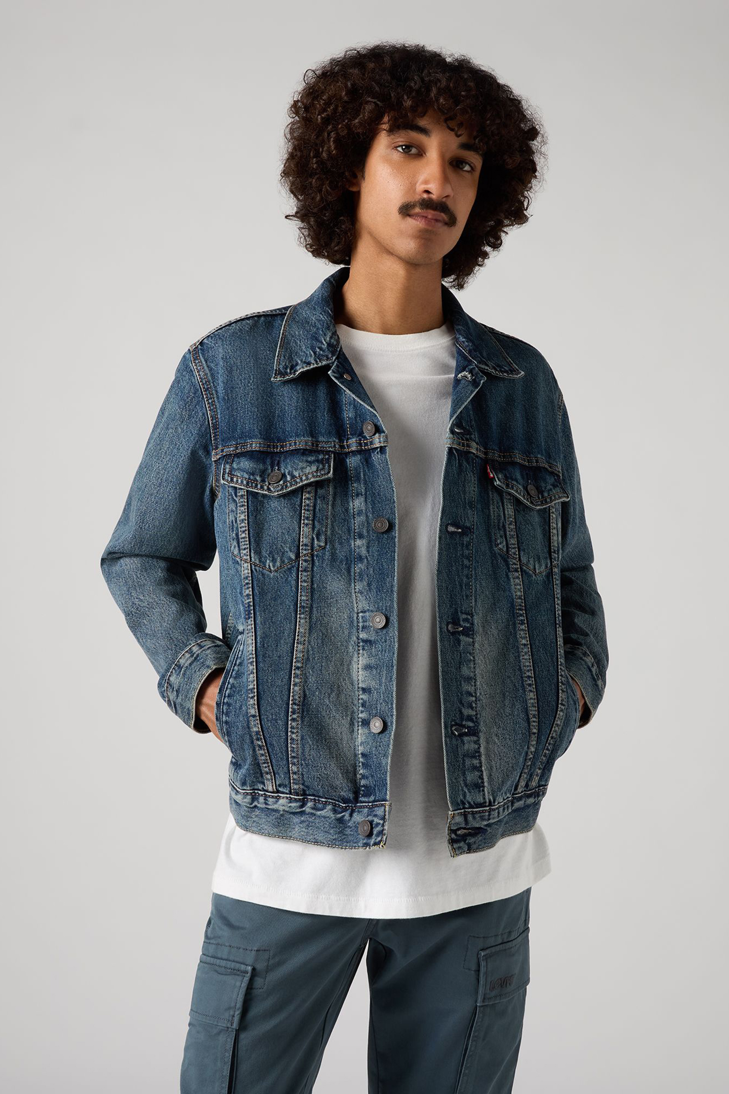 TRUCKER JACKET DARK INDIGO 4