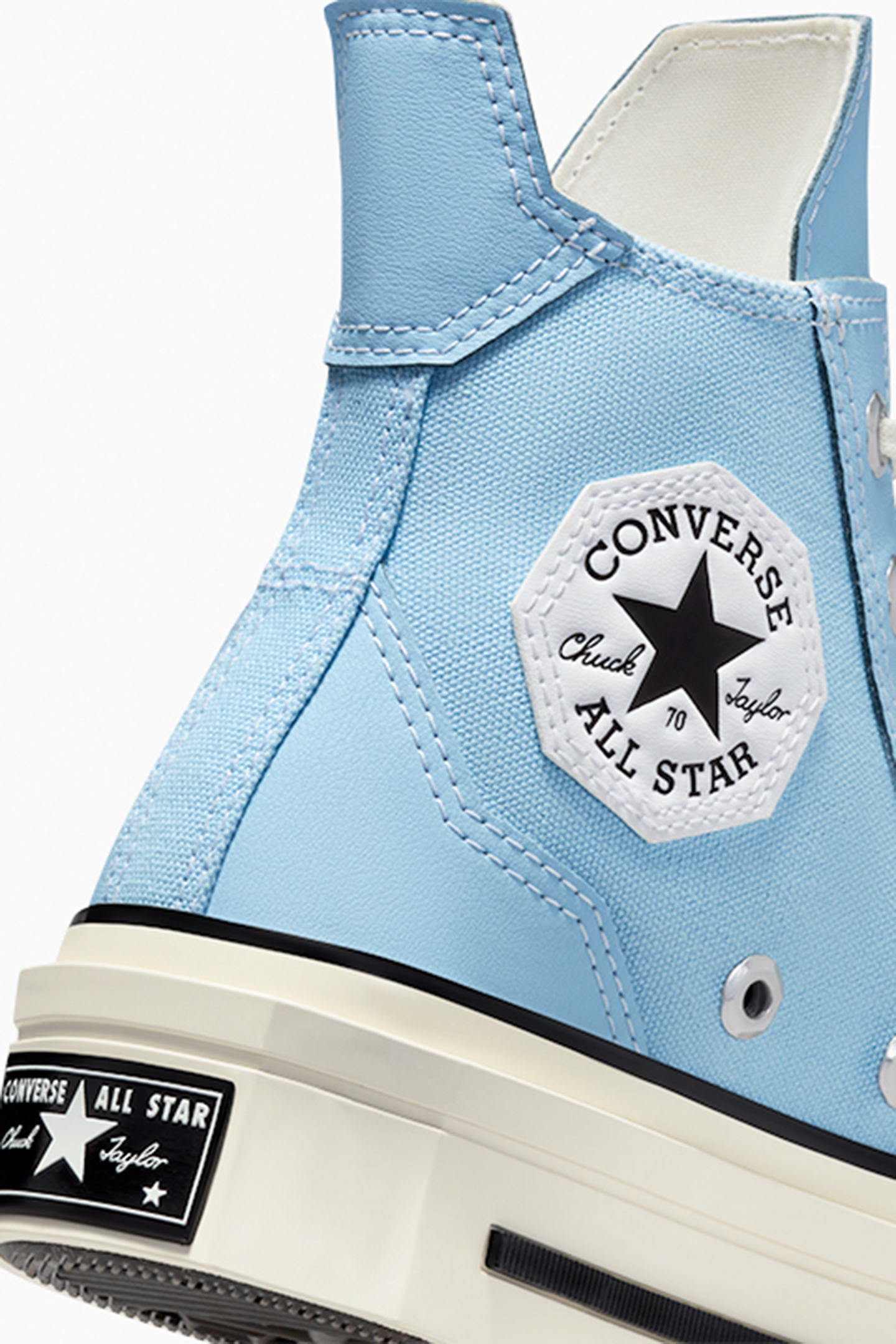 UNISEX CHUCK 70 DE LUXE SQUARED TRUE SKY/EGRET/BLACK 10