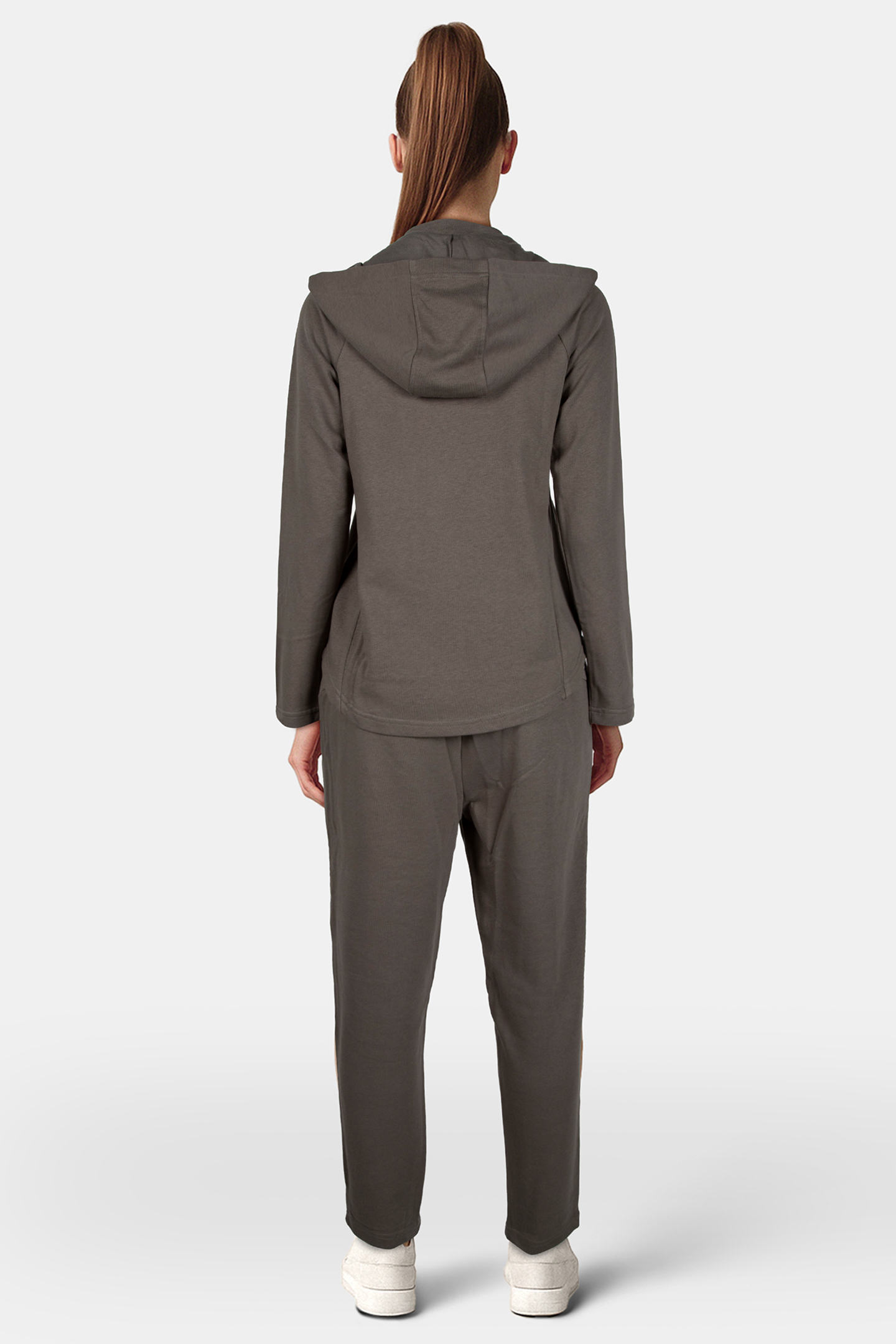 WOMAN TRACKSUIT BICOLOR A-AFW801S23 DUSTY OLIVE 18 0515 TPG 2