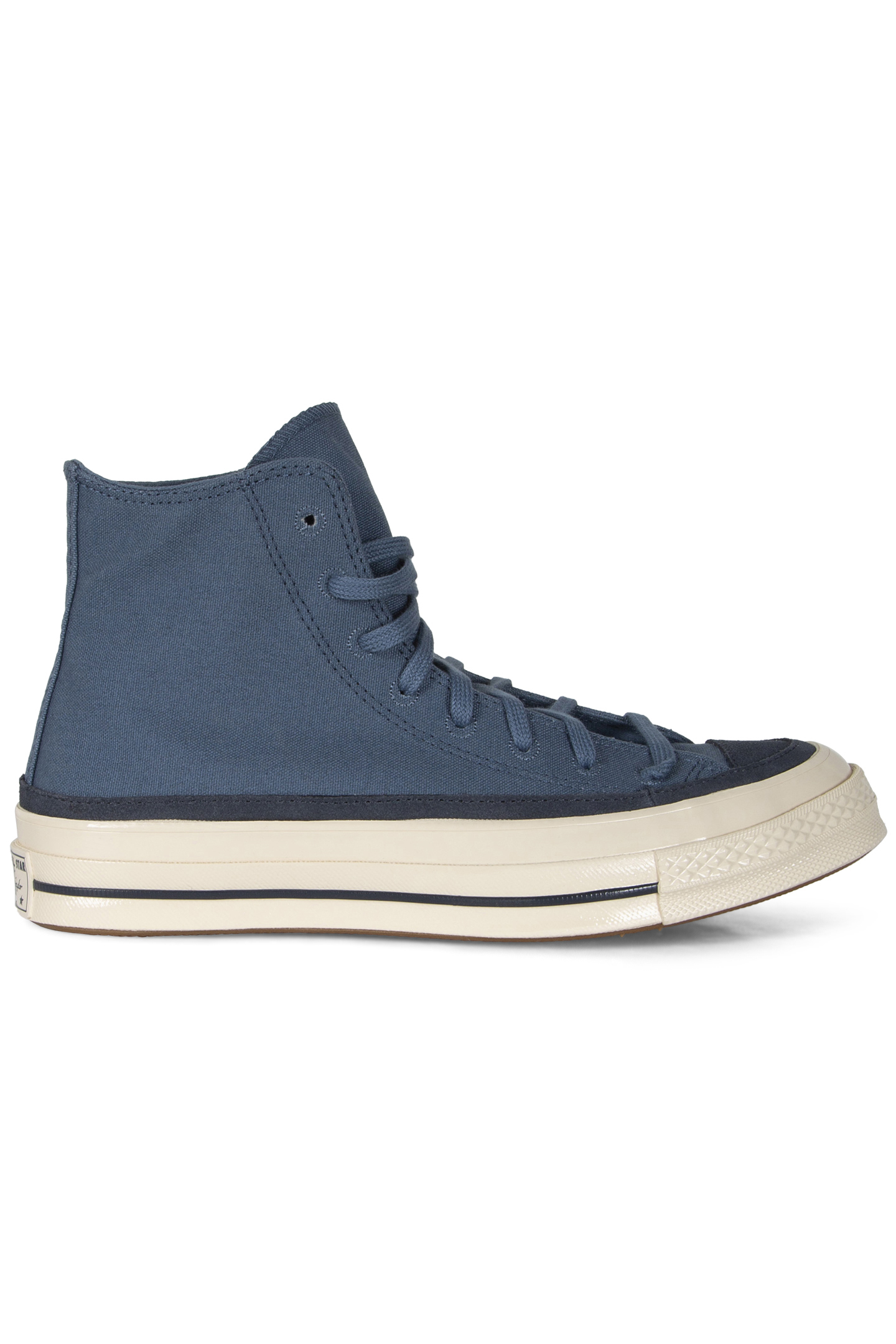 UNISEX CHUCK 70 CANVAS & SUEDE LAKESIDE BLUE/MIDNIGHT PASS 1